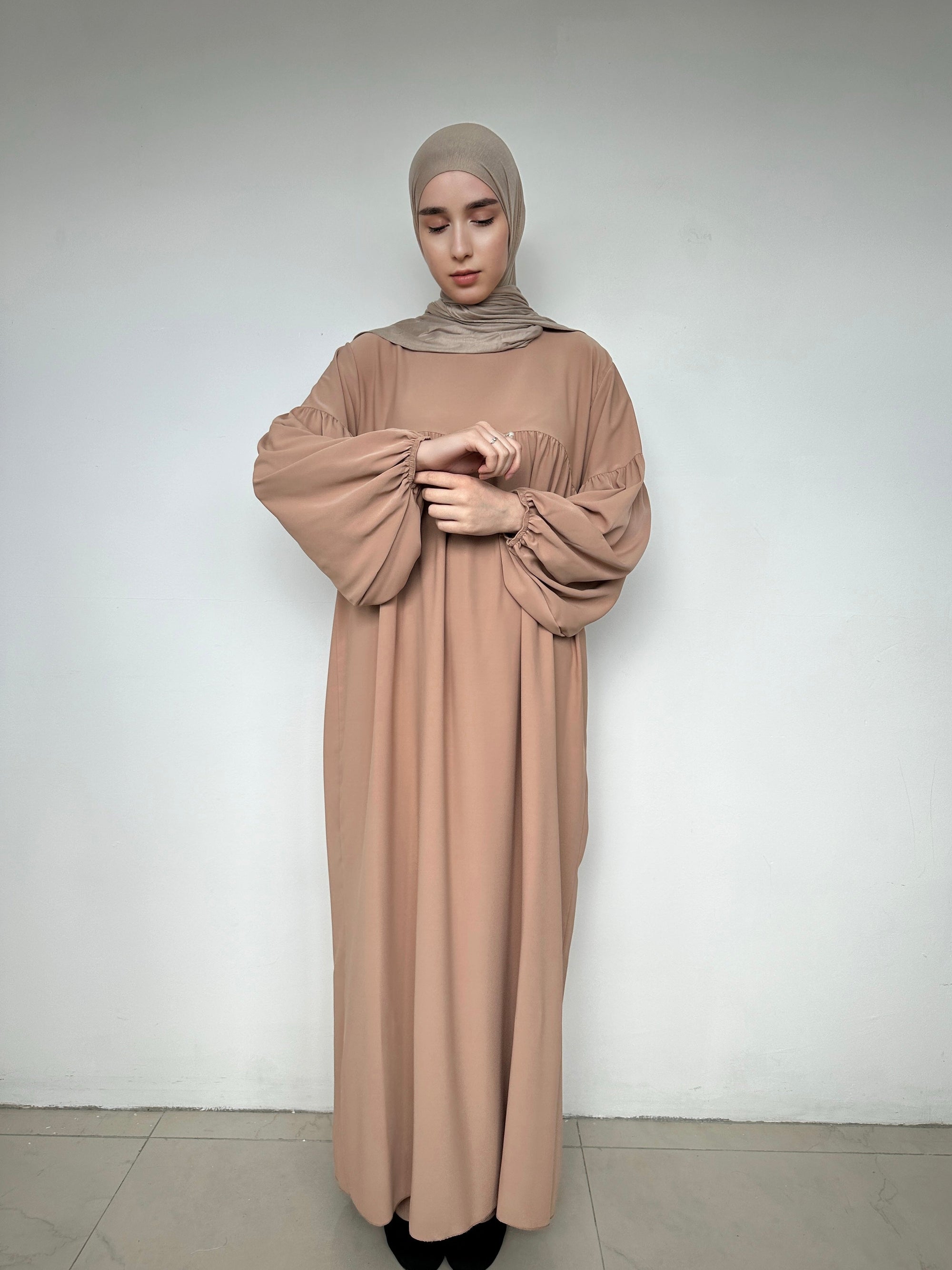 ABAYA AÏDA BEIGE