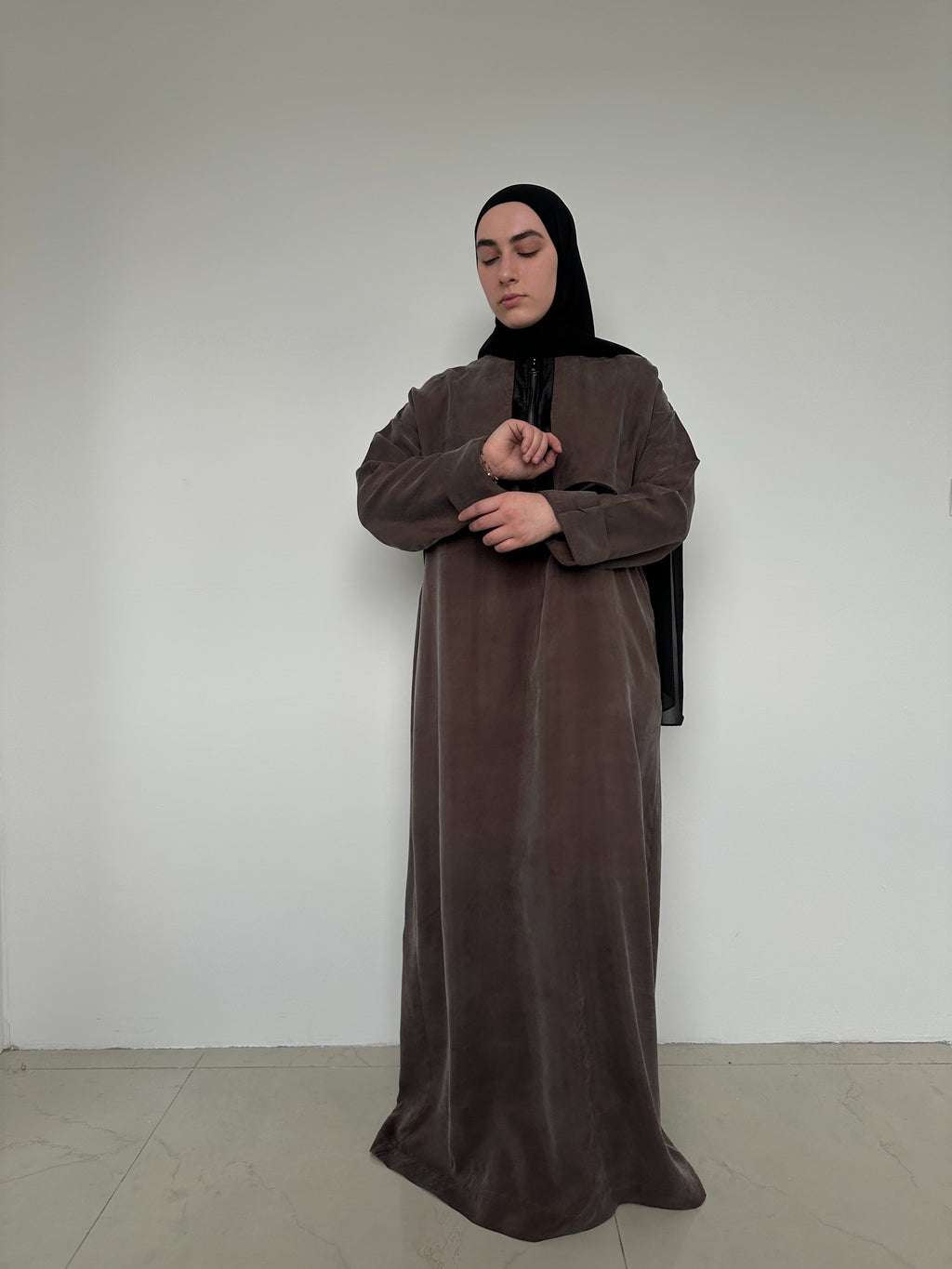 ROBE LINAE TAUPE