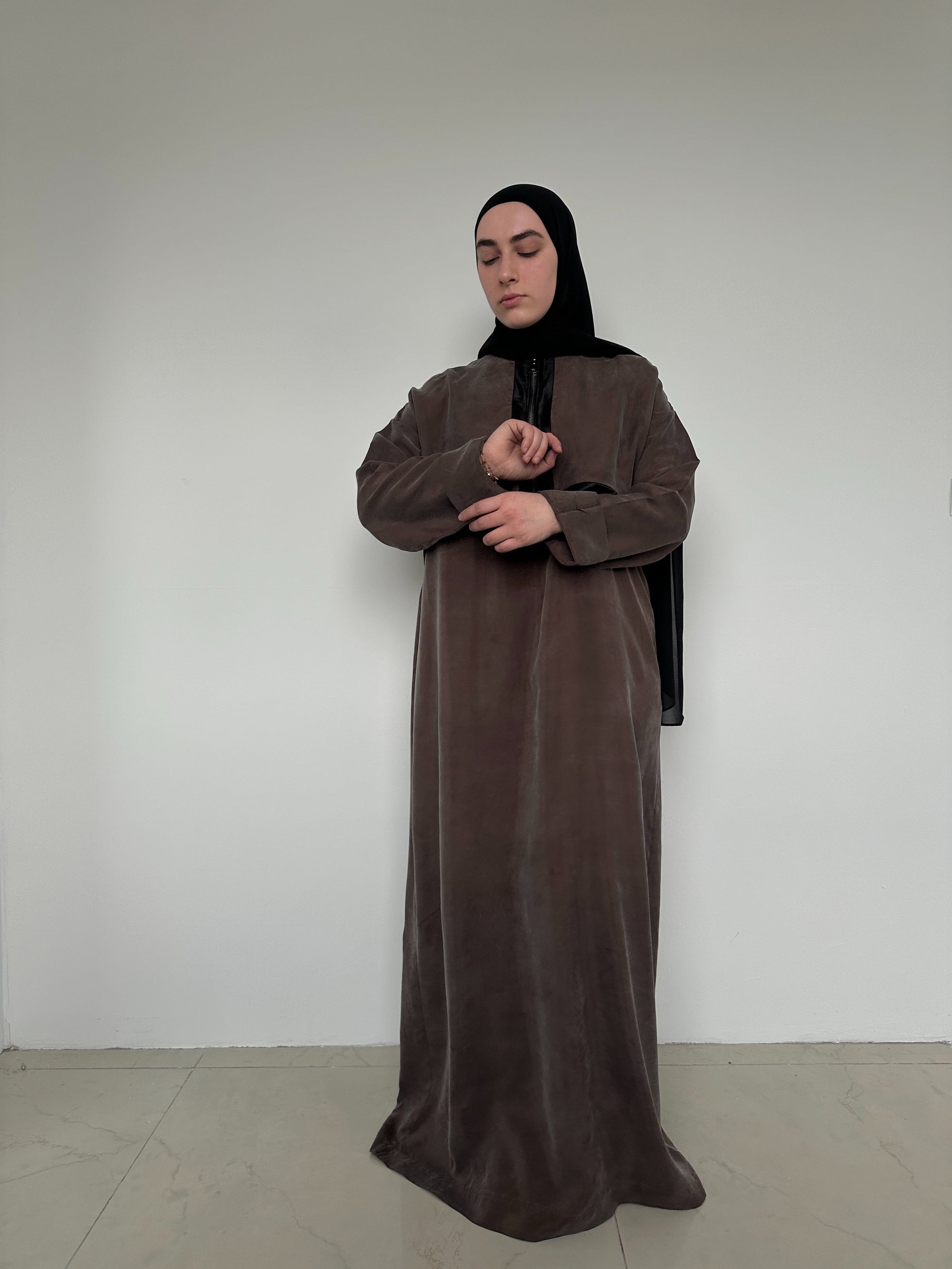 ROBE LINAE TAUPE