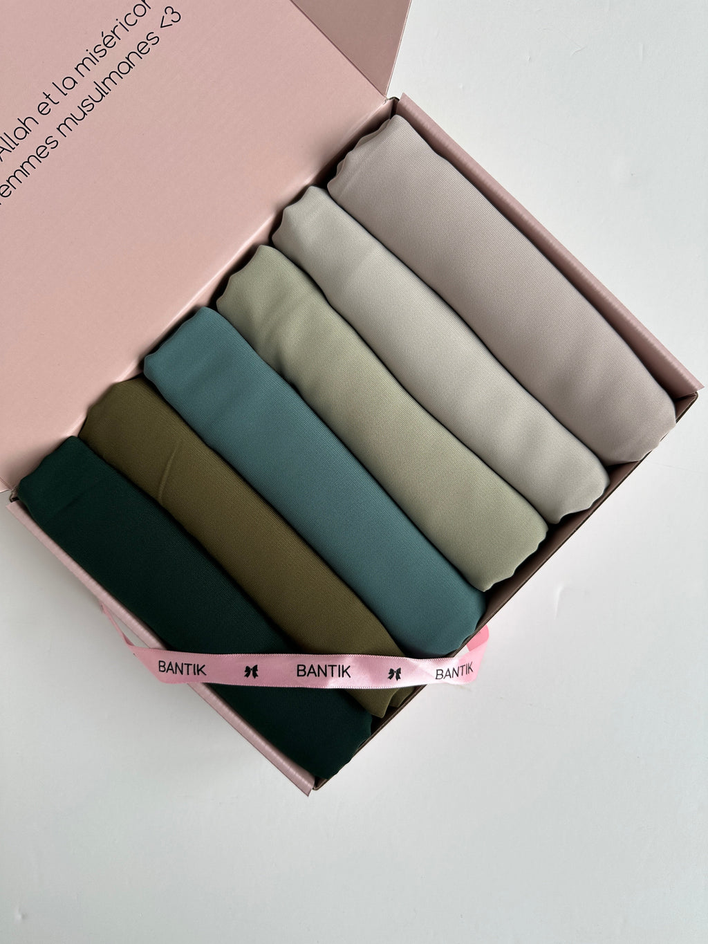 BOX SIX HIJABS SOIE DE MÈDINE