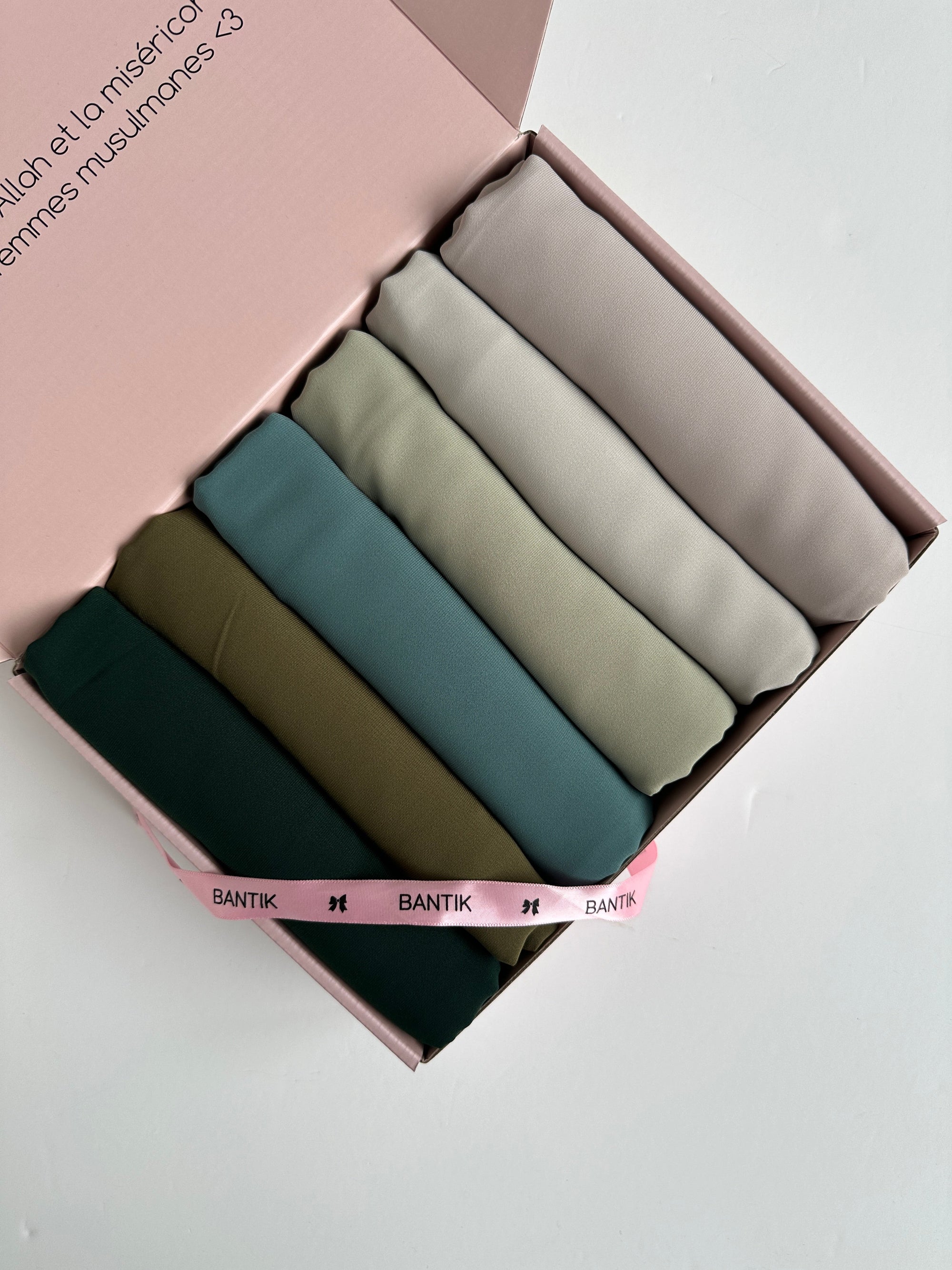 BOX SIX HIJABS SOIE DE MÈDINE