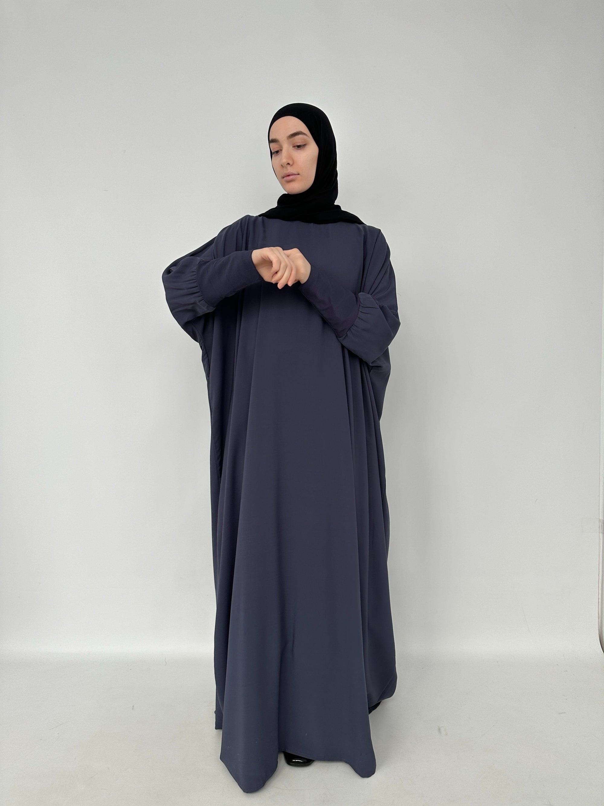 ABAYA SAMAL BLEU