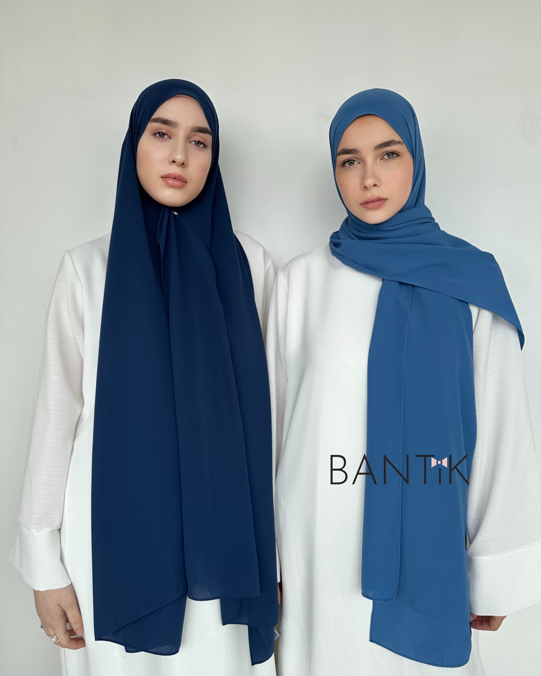 HIJAB SOIE DE MÈDINE BLEU MARINE