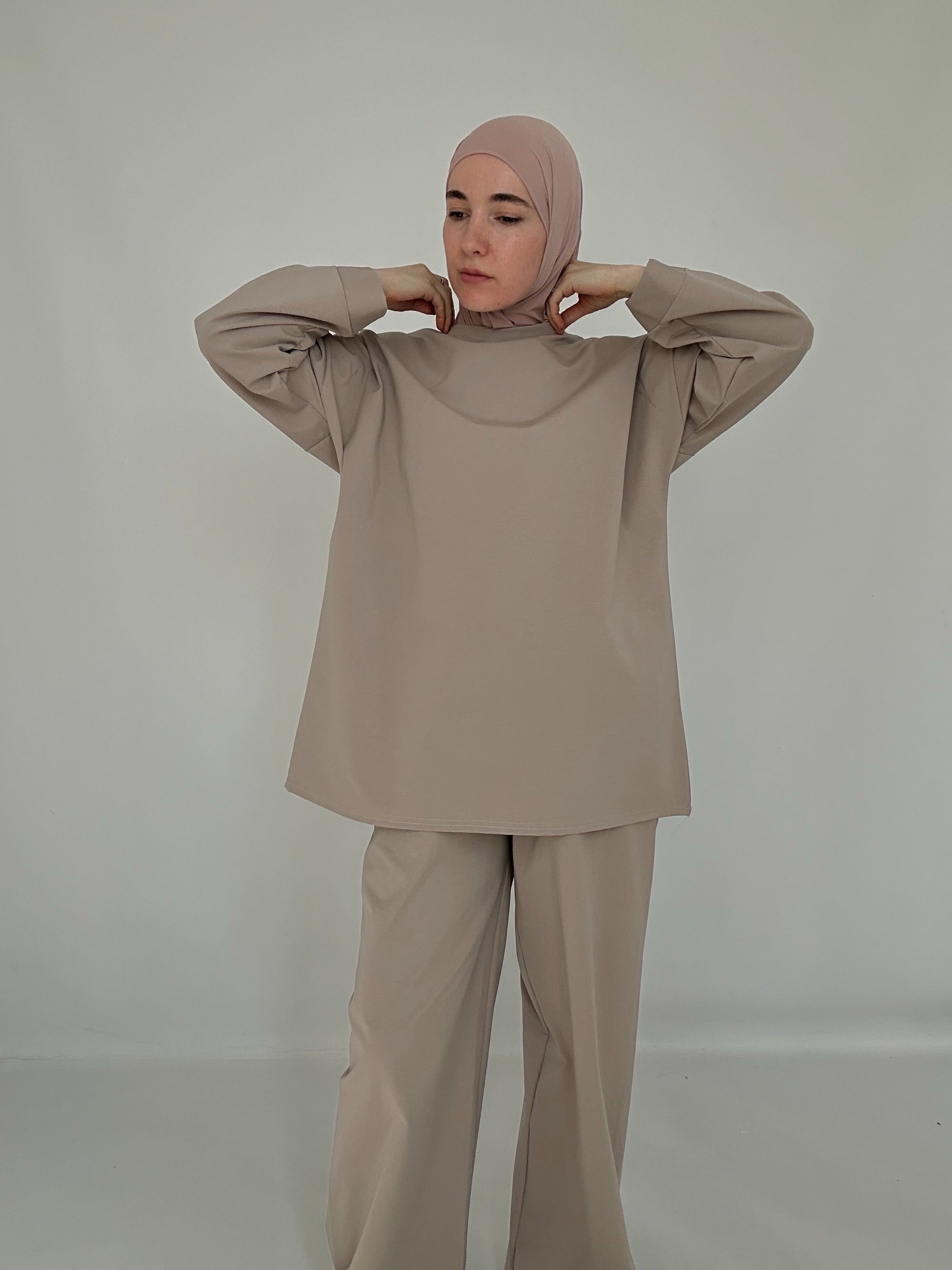 T-SHIRT OVERSIZE GRÉGE