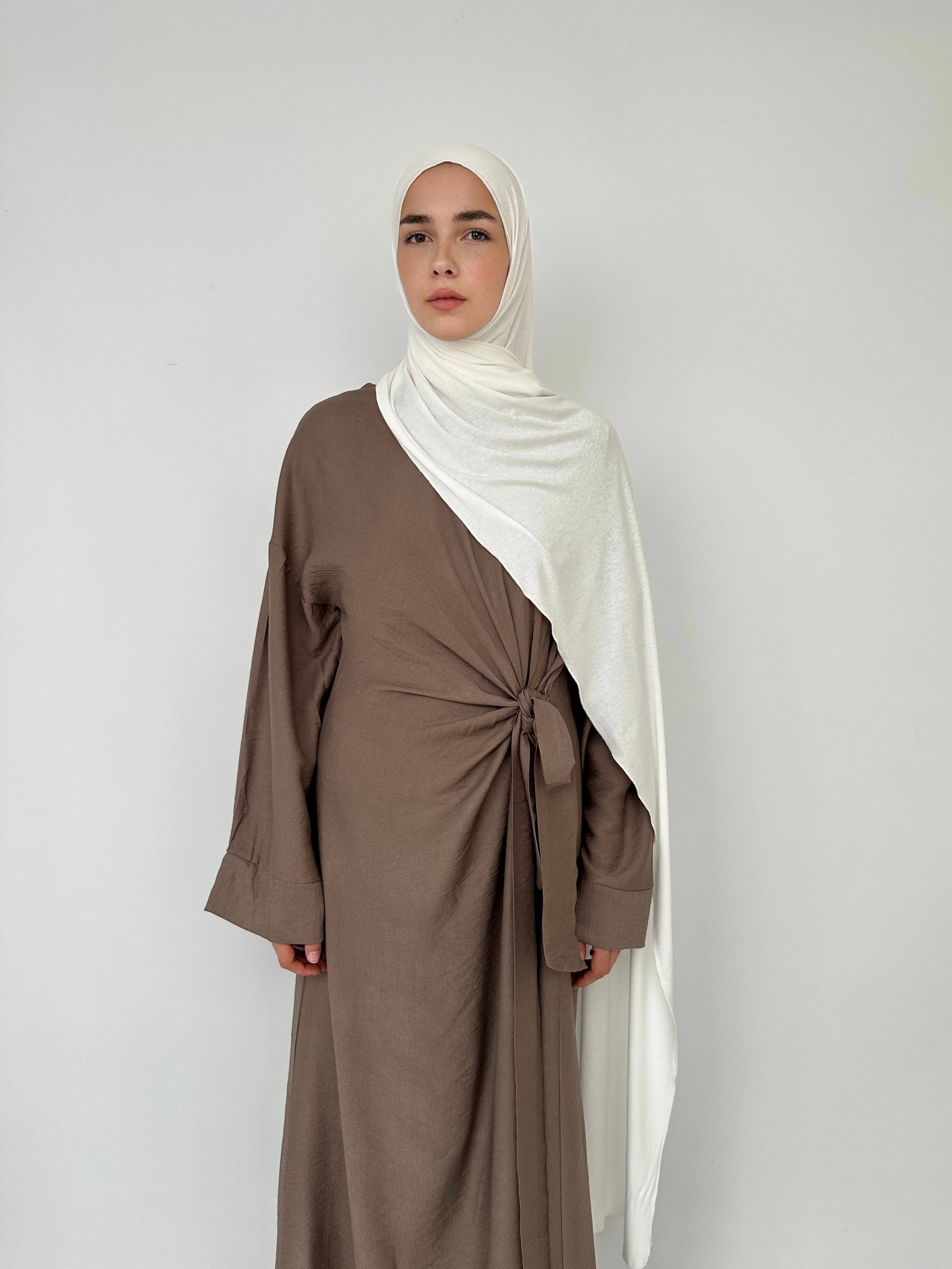 HIJAB JERSEY À ENFILER CRÈME