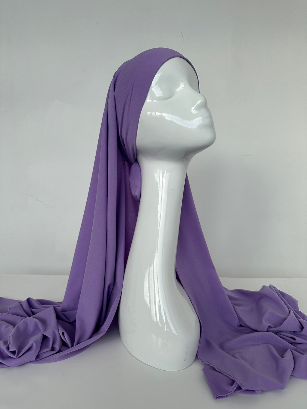 HIJAB JERSEY PREMIUM XL À NOUER LAVANDE