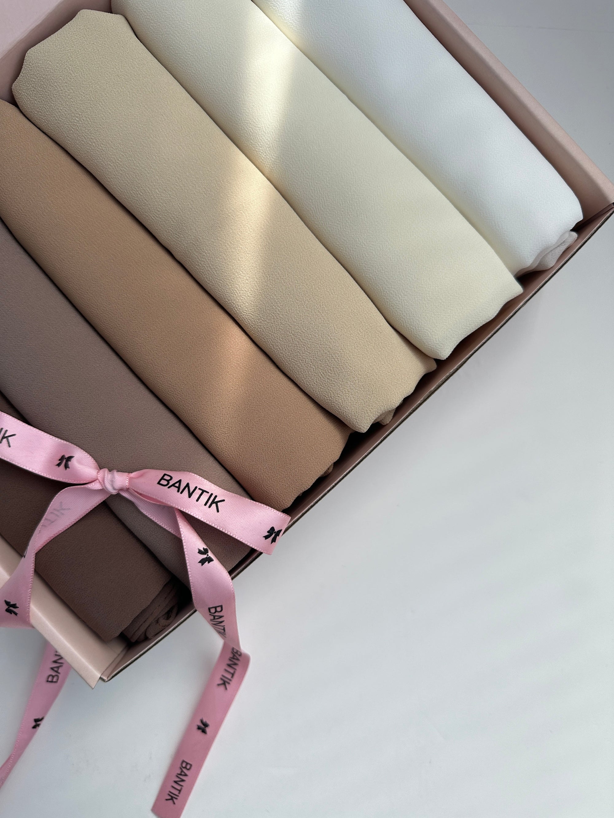 BOX 6 HIJABS MOUSSELINE