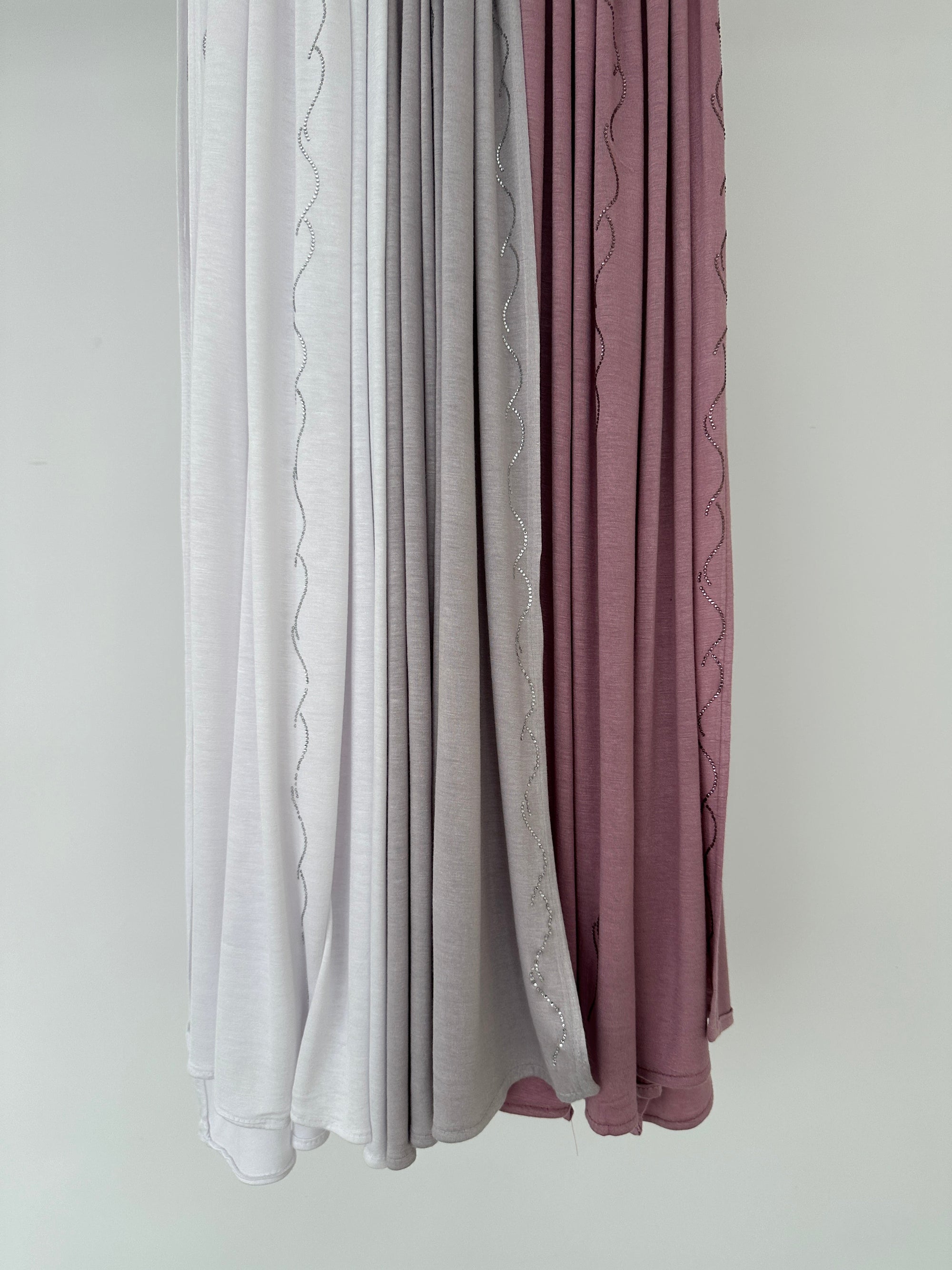 HIJAB JERSEY LUX STRASS ROSE