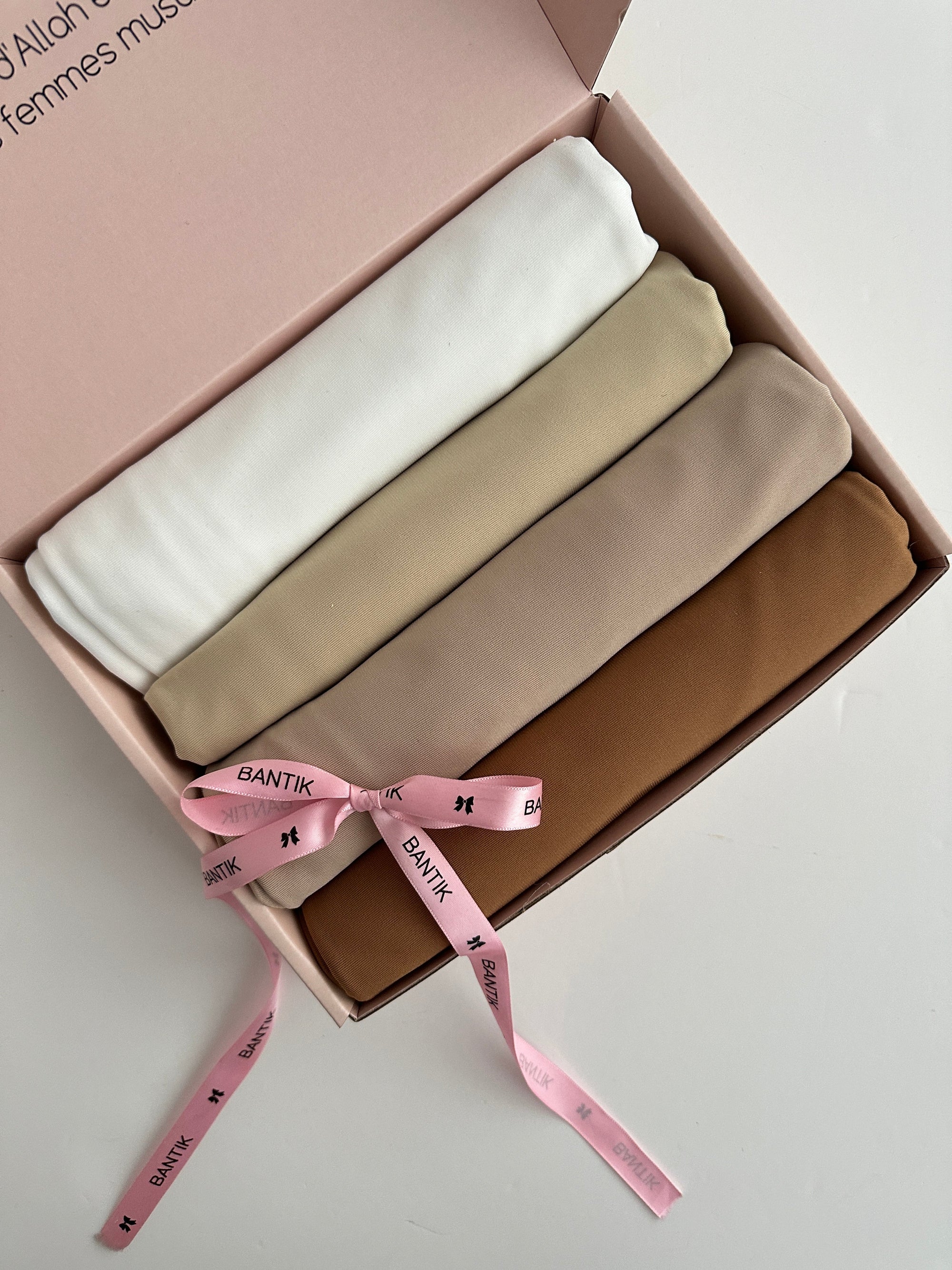 BOX 4 HIJABS JERSEY PREMIUM XL À NOUER