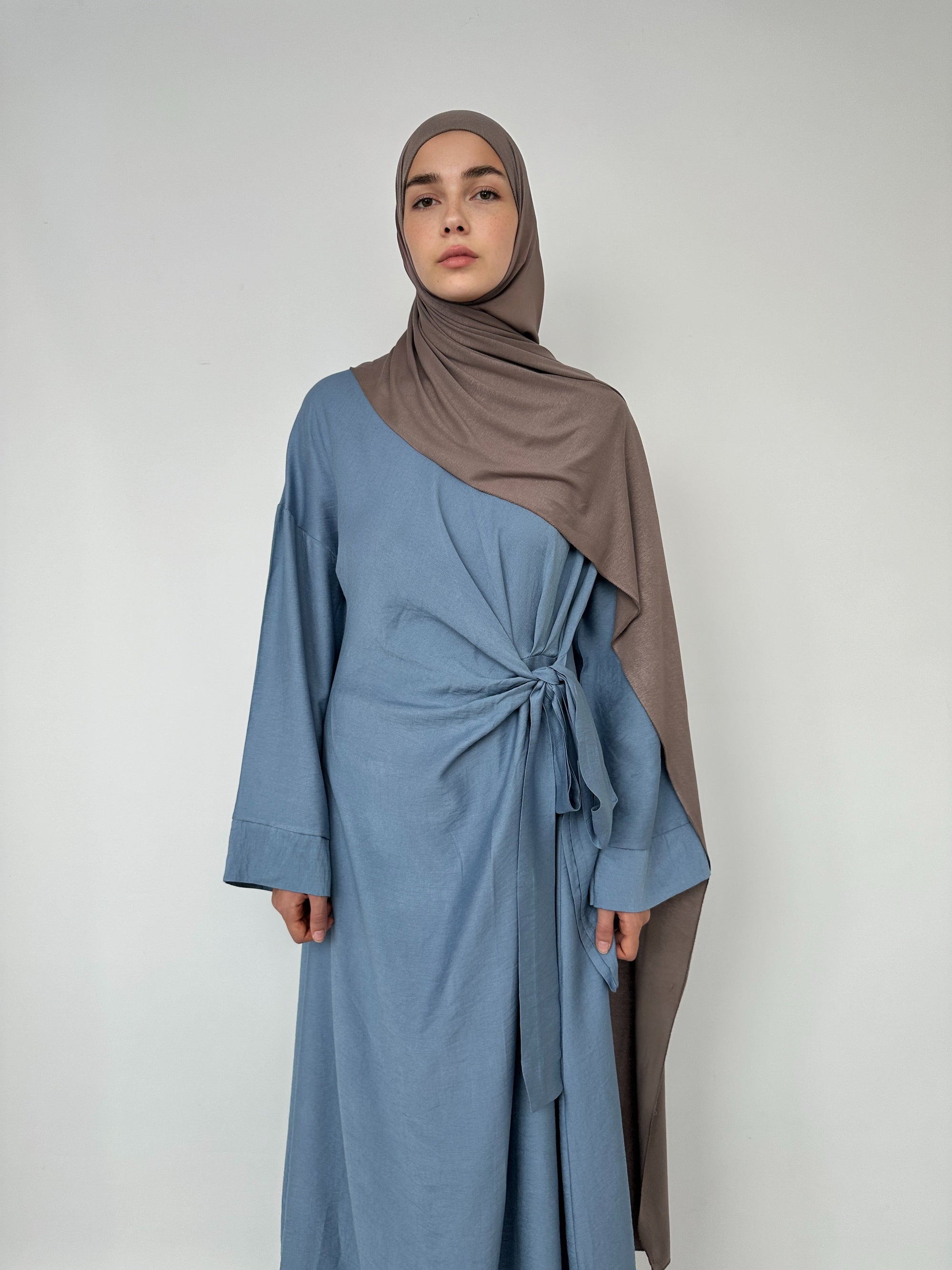 HIJAB JERSEY Â ENFILER TAUPE
