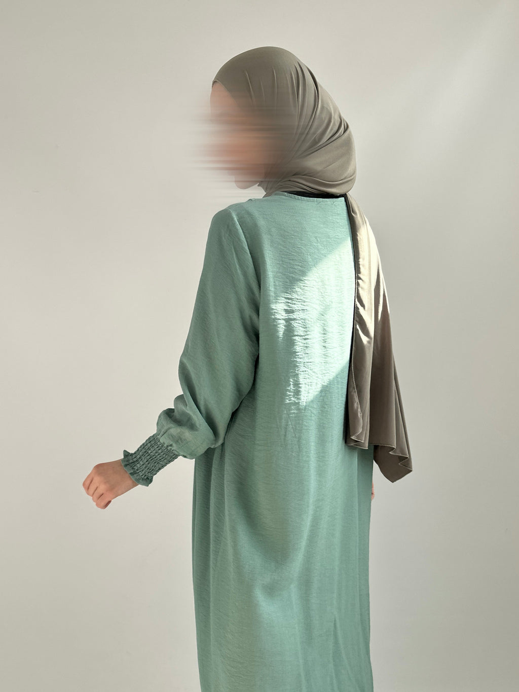ROBE NOUR LONGUE VERT D’EUX