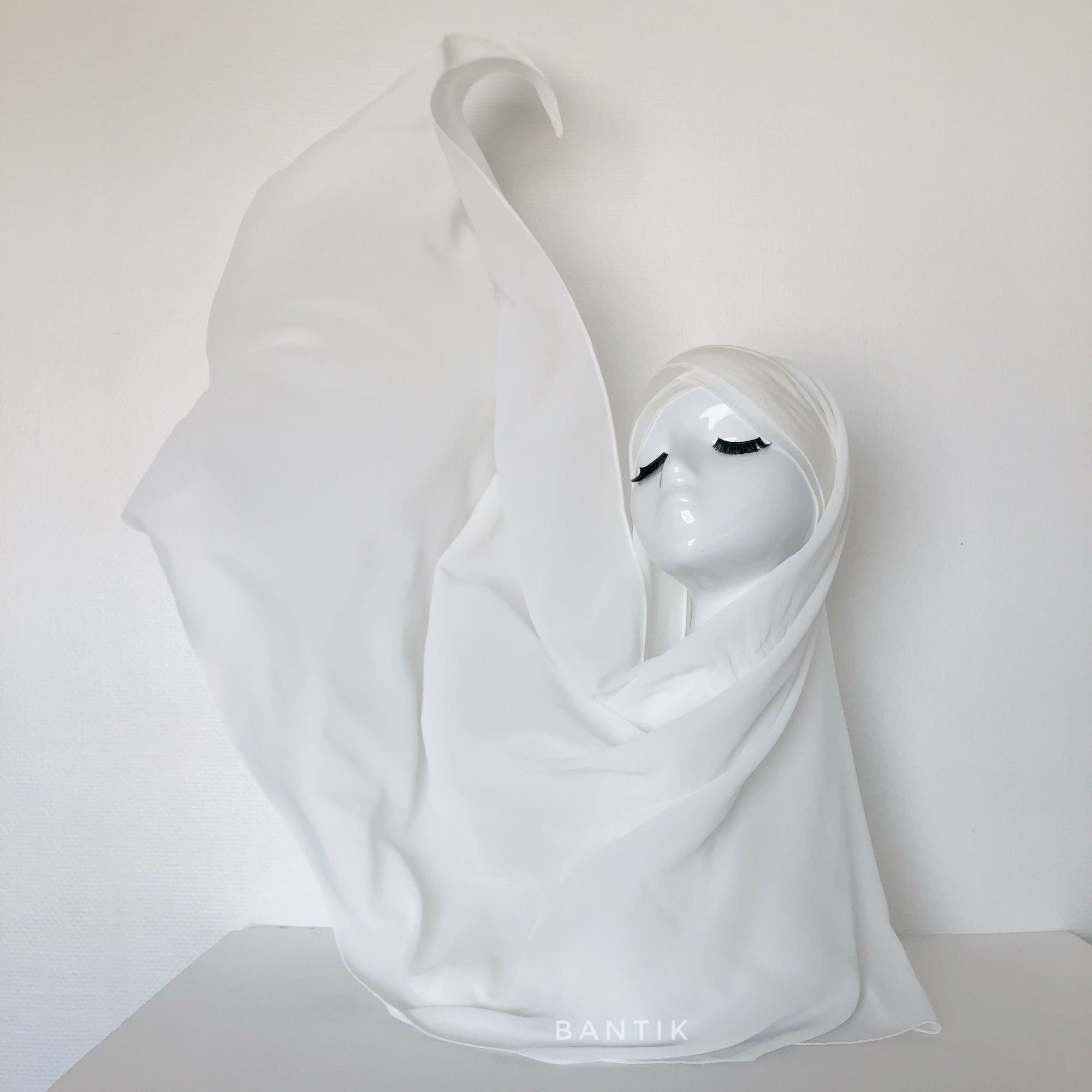 HIJAB À ENFILER BLANC