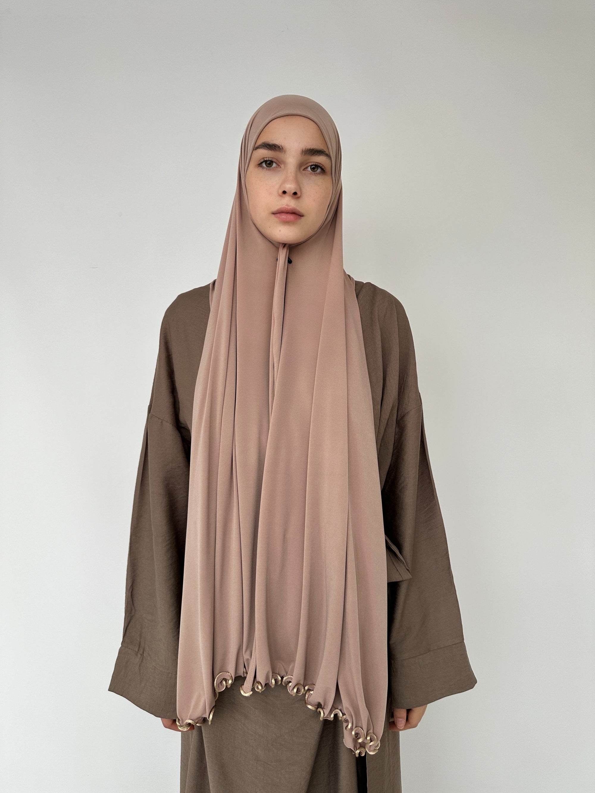 HIJAB JERSEY LUXE FRISÉE BEIGE