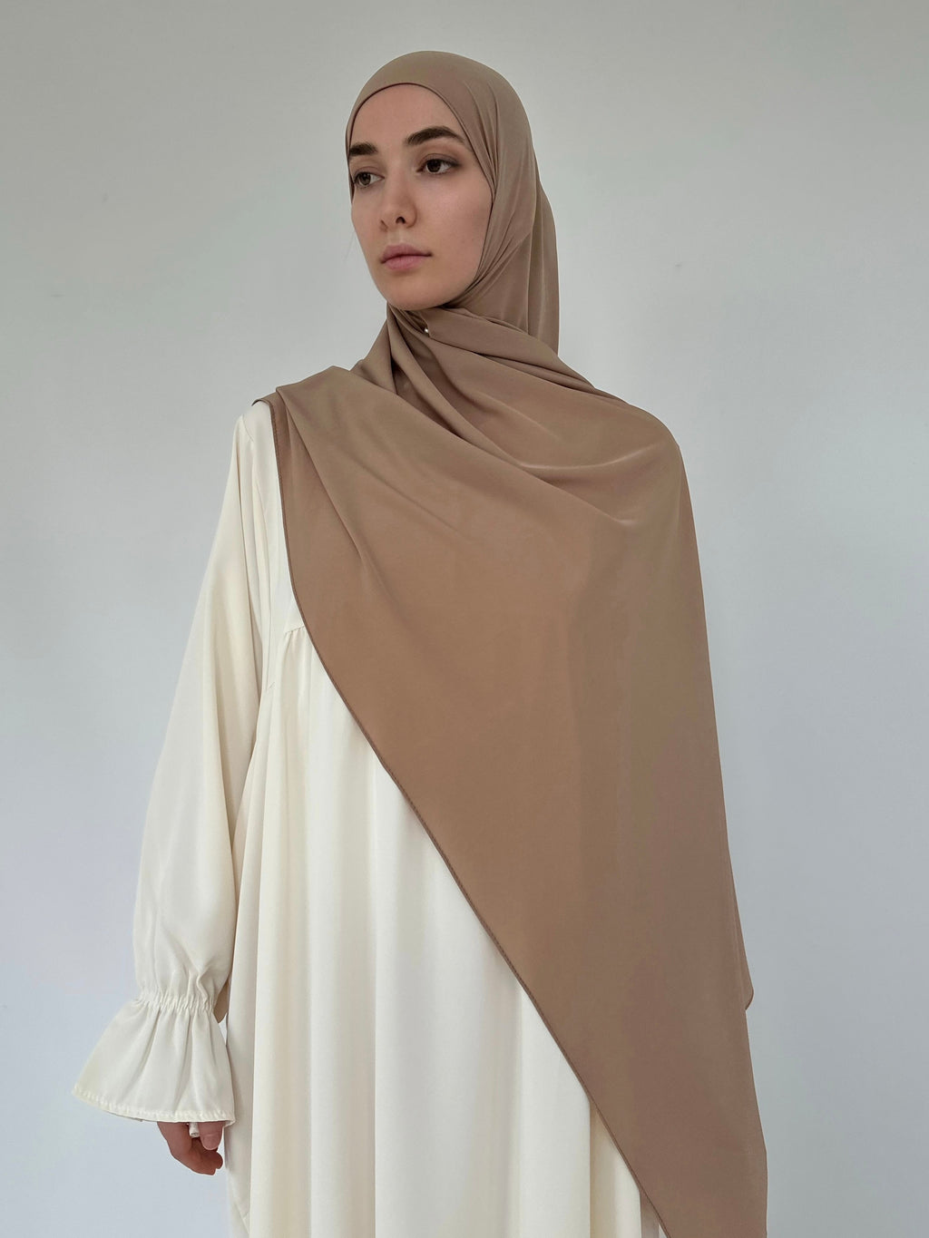 HIJAB JERSEY PLUME