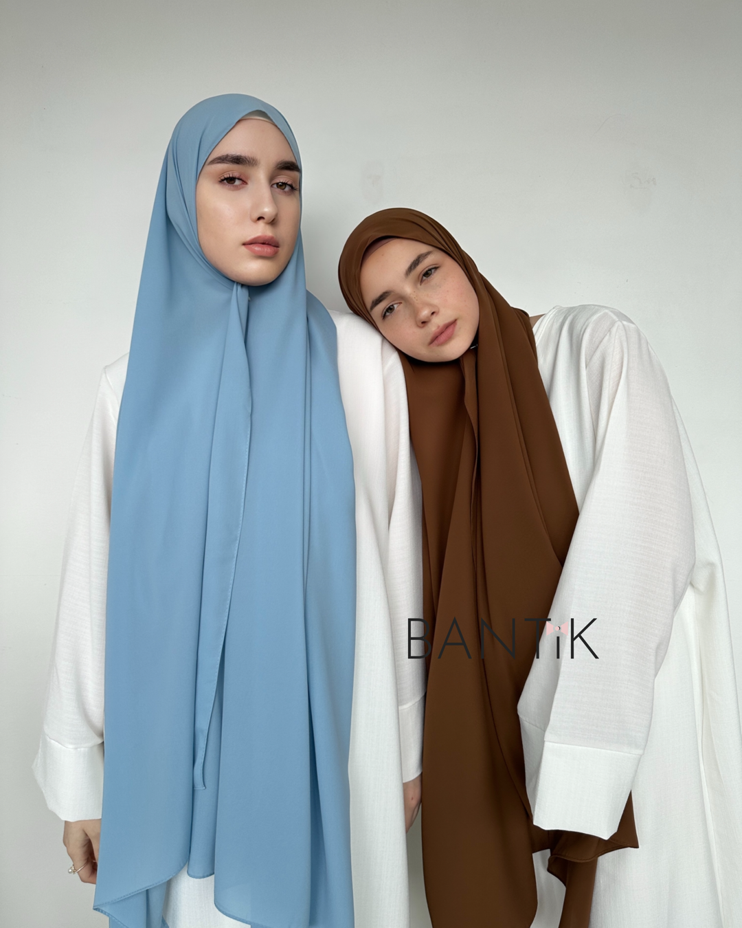 HIJAB SOIE DE MÈDINE BLEU FUMÉ
