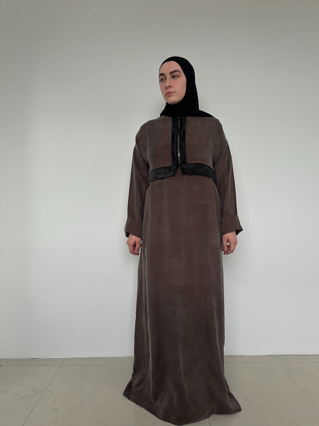 ROBE LINAE TAUPE