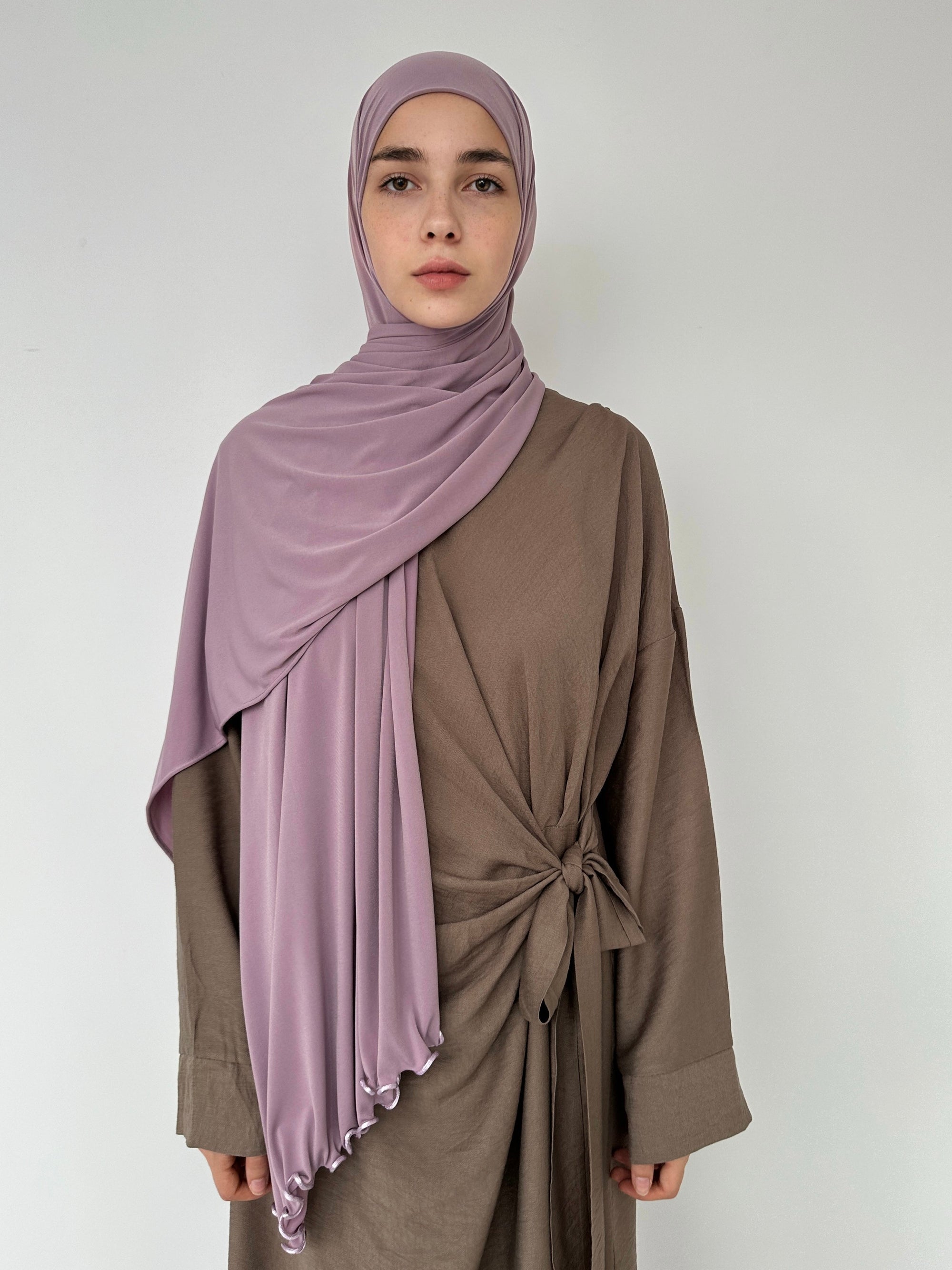 HIJAB JERSEY LUXE FRISÉE LILAS