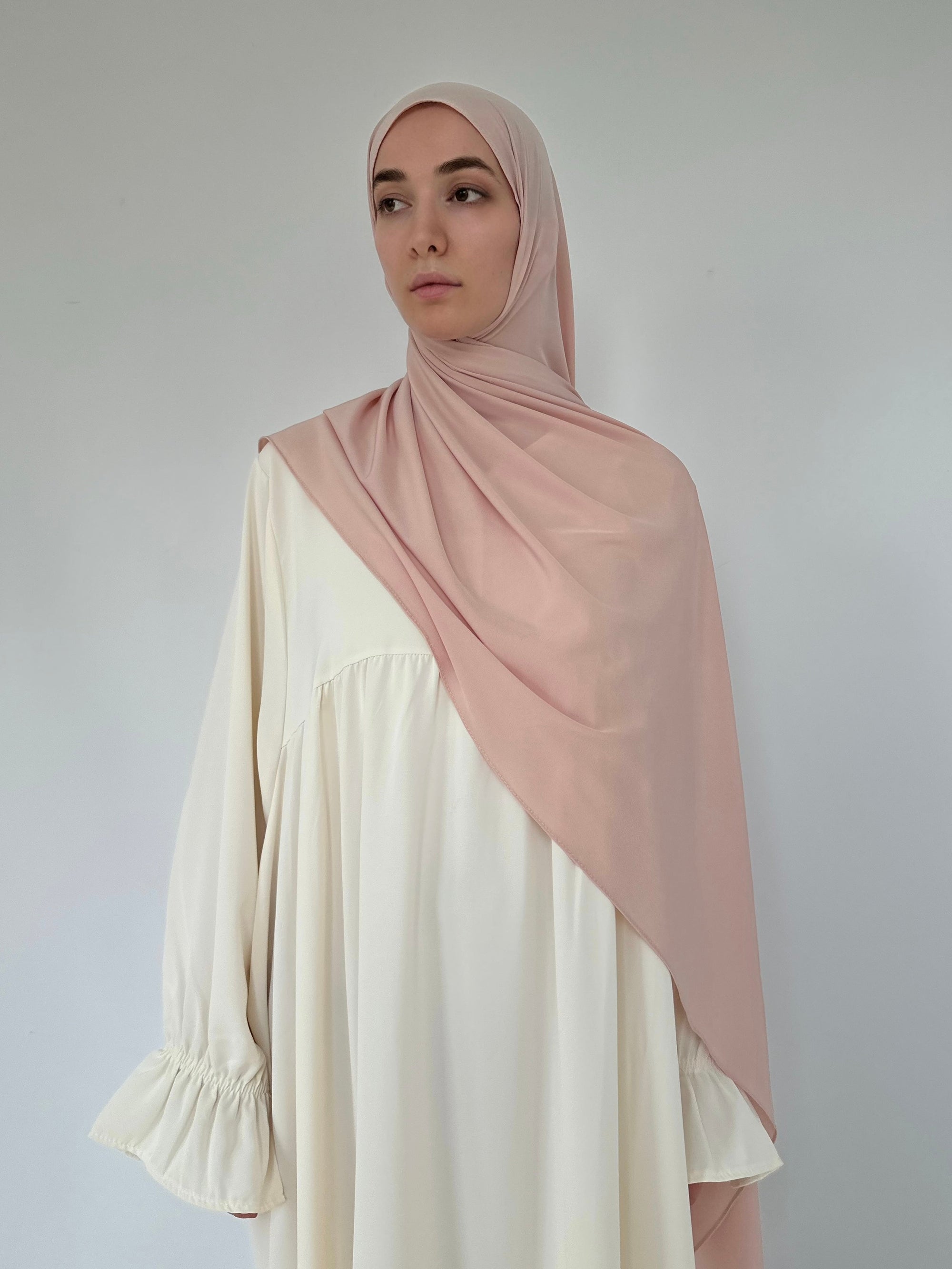 HIJAB JERSEY PLUME