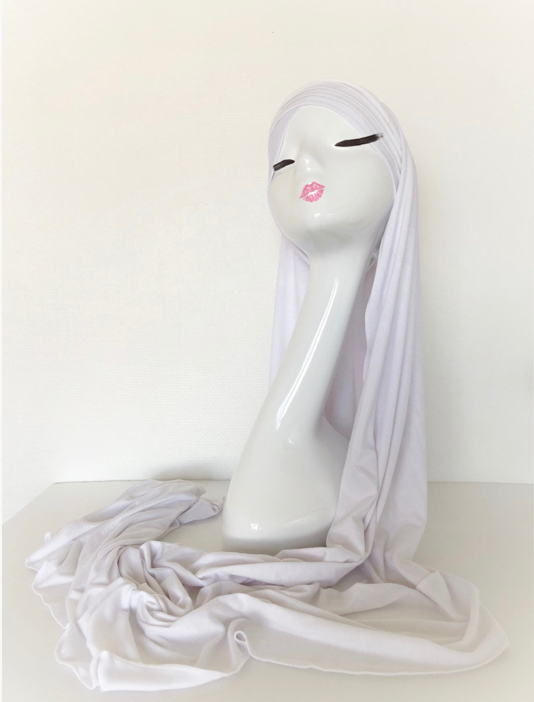 HIJAB PRÊT-À-ENFILE blanc
