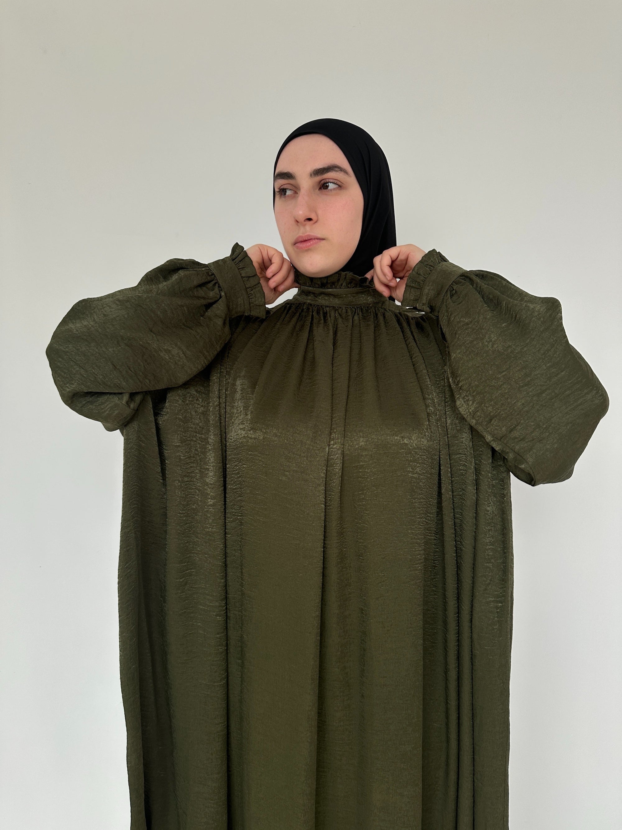 ABAYA SELENE KAKI