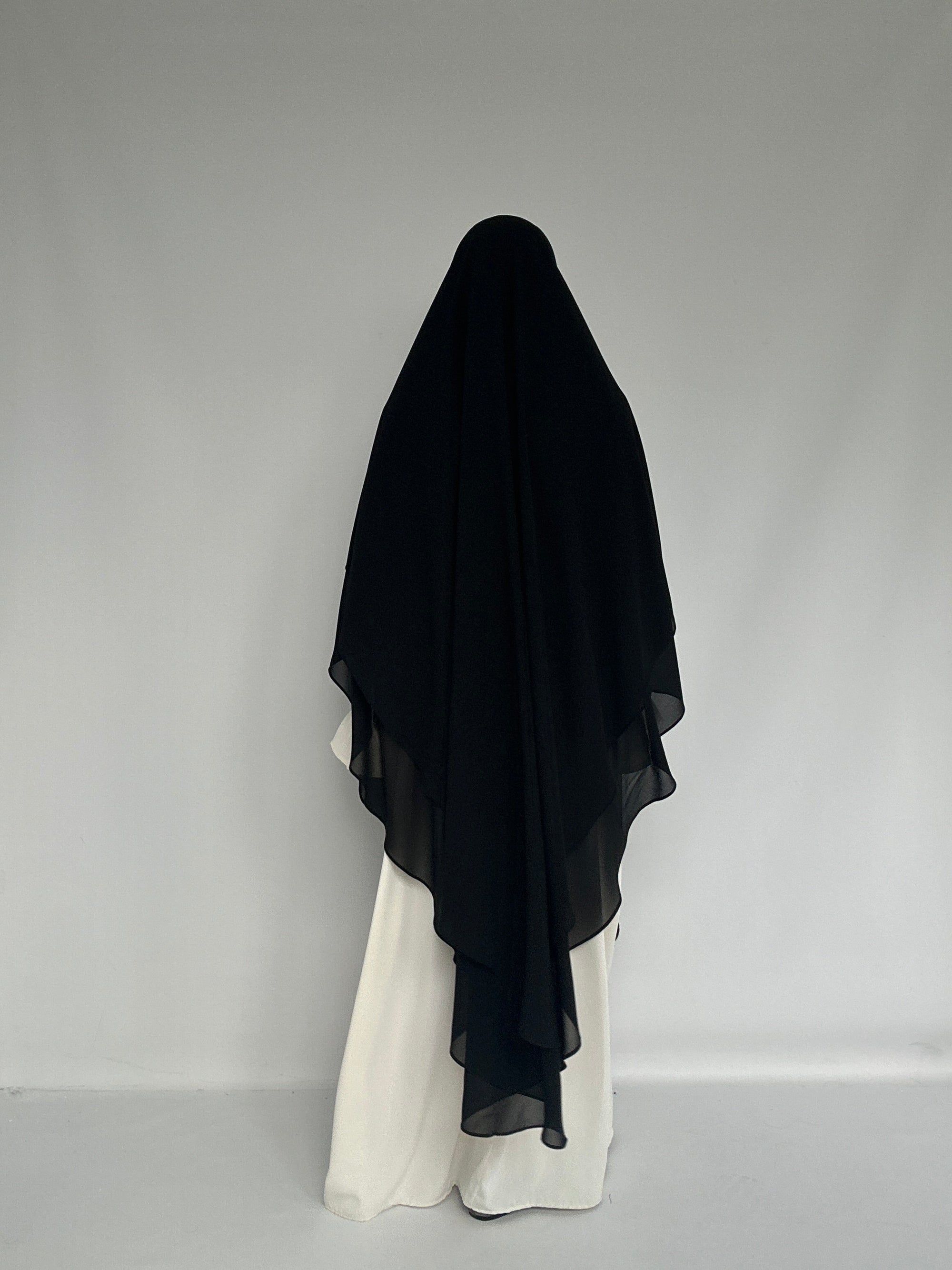 KHIMAR XXL EN MOUSSELINE