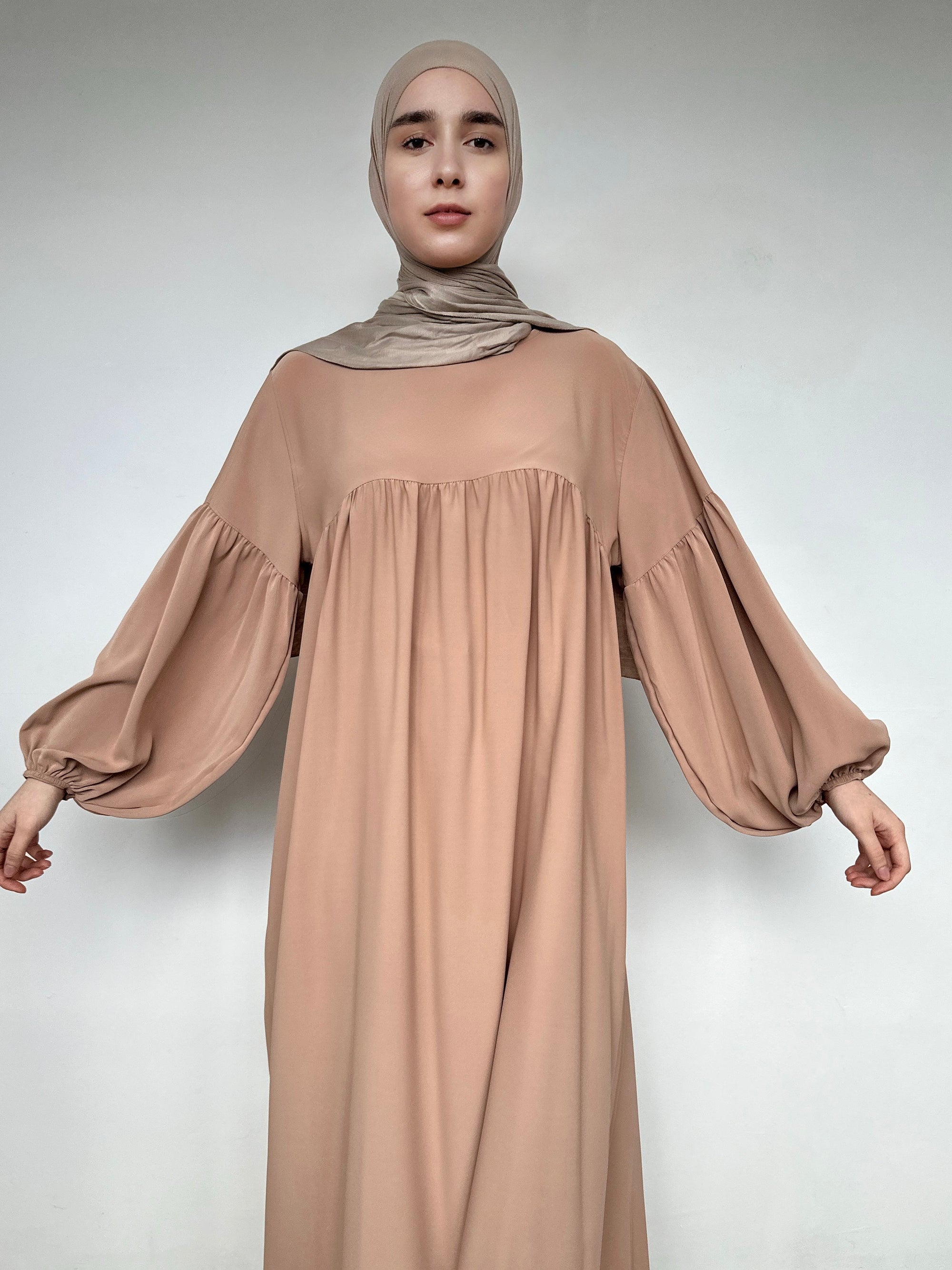 ABAYA AÏDA BEIGE