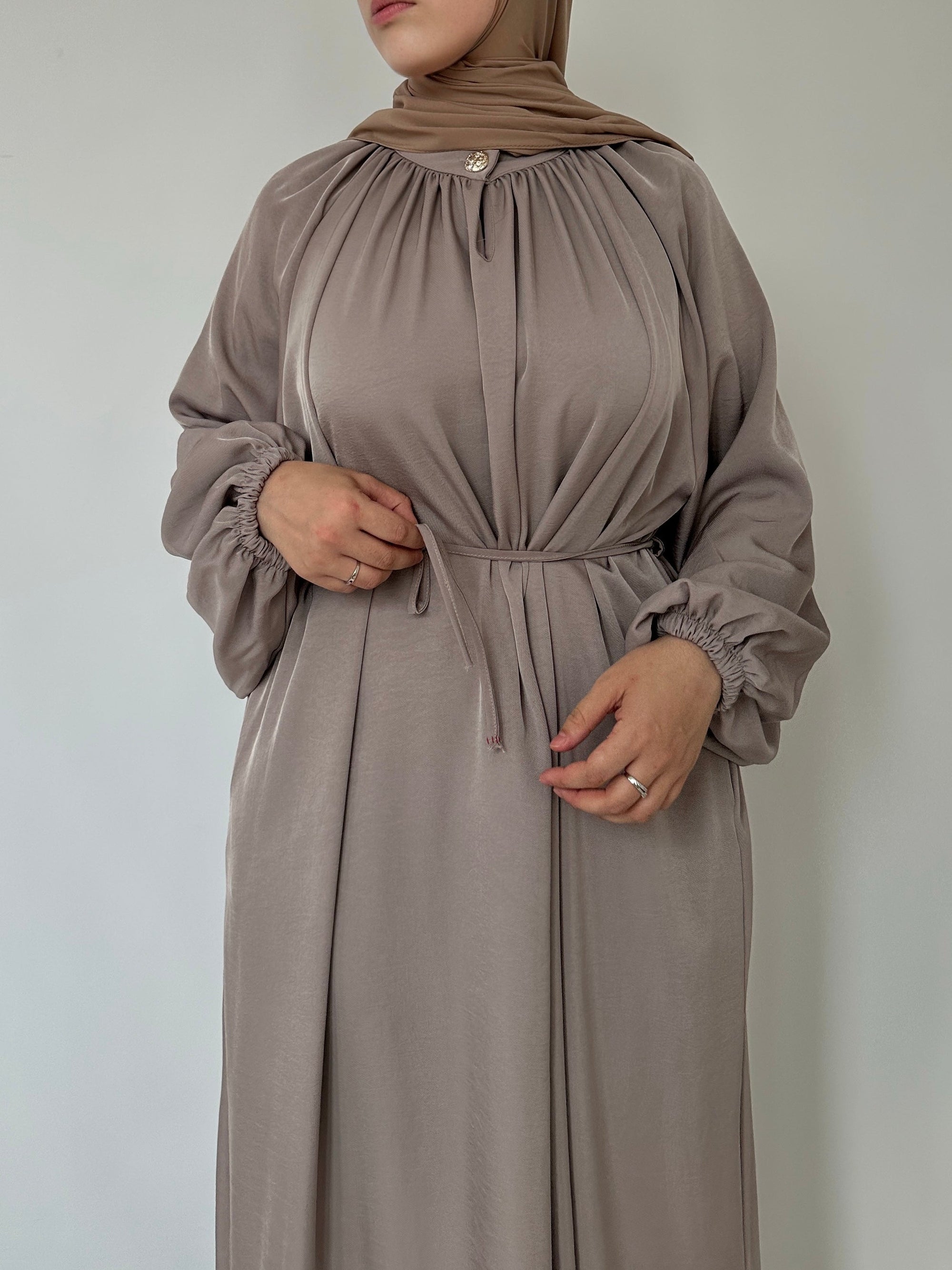ABAYA HALA TAUPE