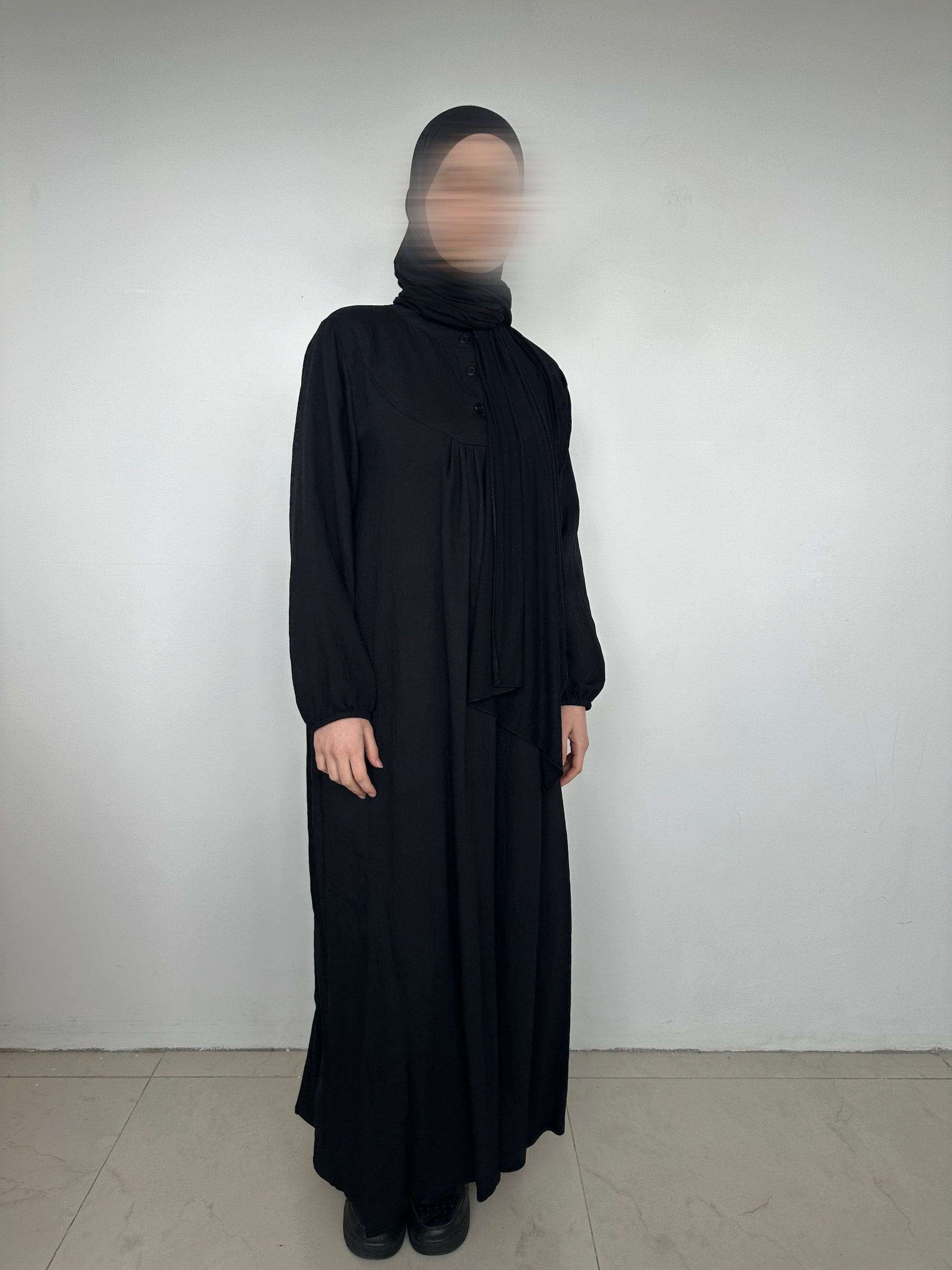 ROBE LINA LONGUE NOIR
