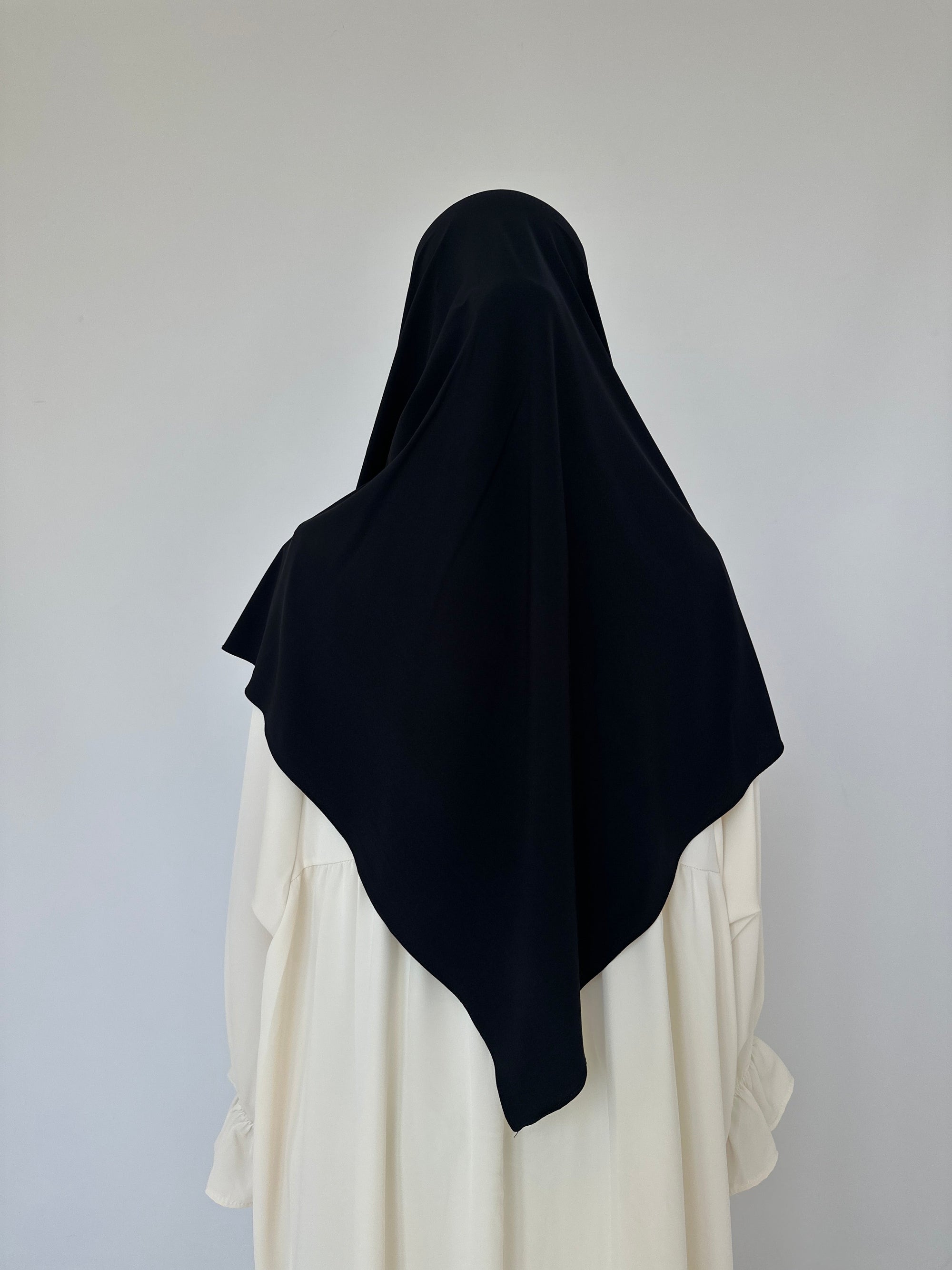 HIJAB CARRÉ JERSEY PLUME
