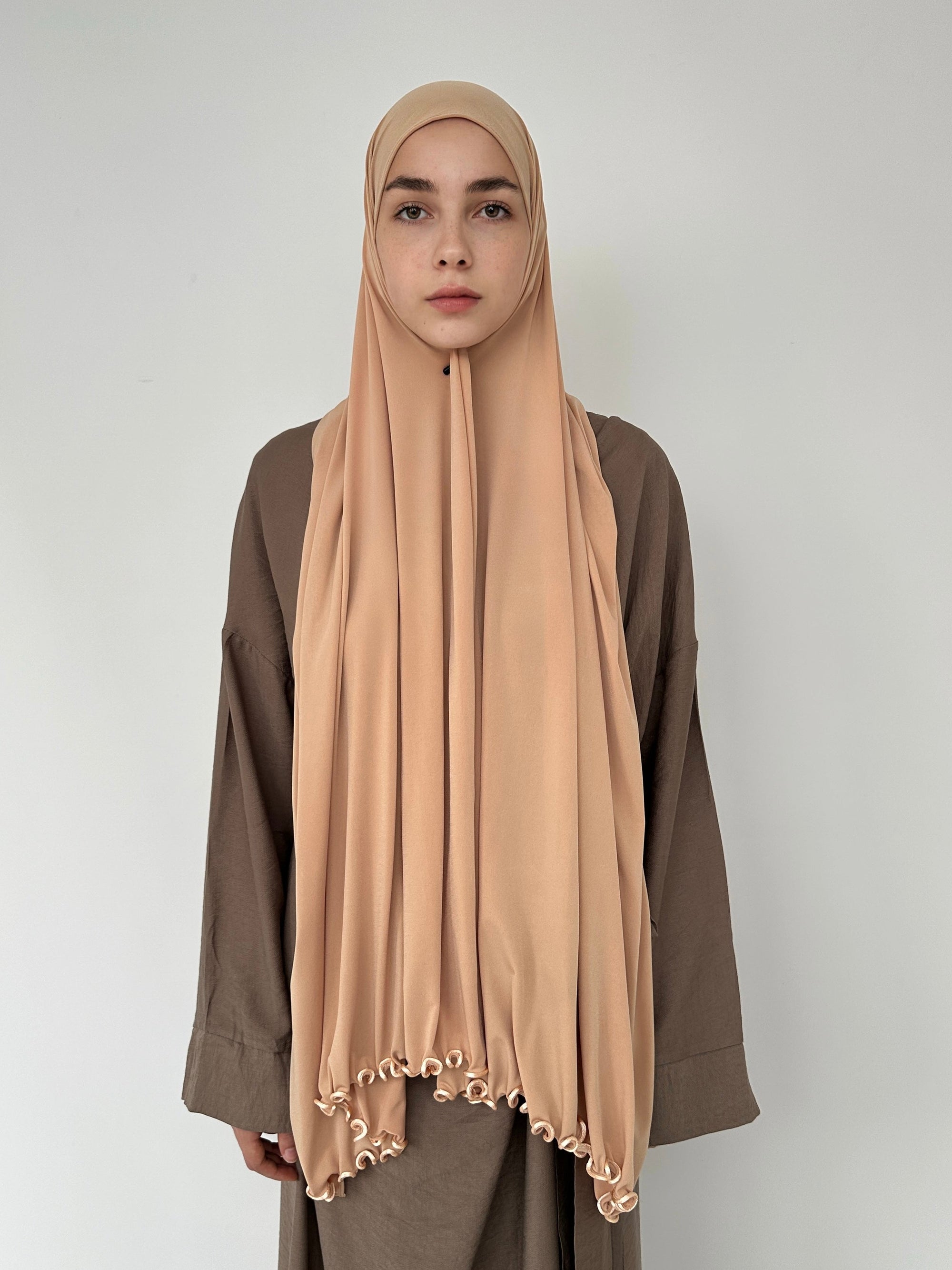 HIJAB JERSEY LUXE FRISÉE BEIGE
