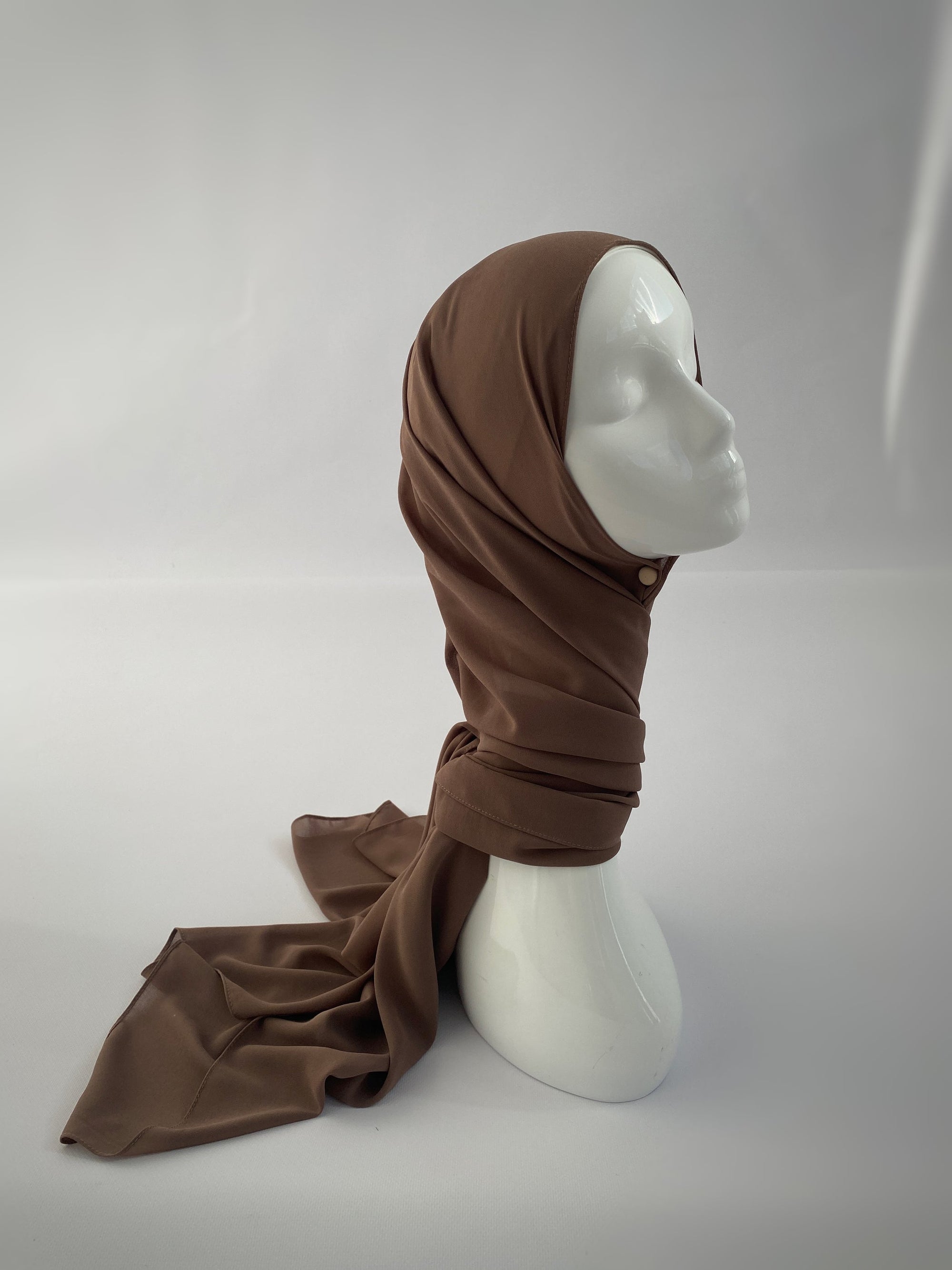 BOX DE 6 HIJABS EN MOUSSELINE