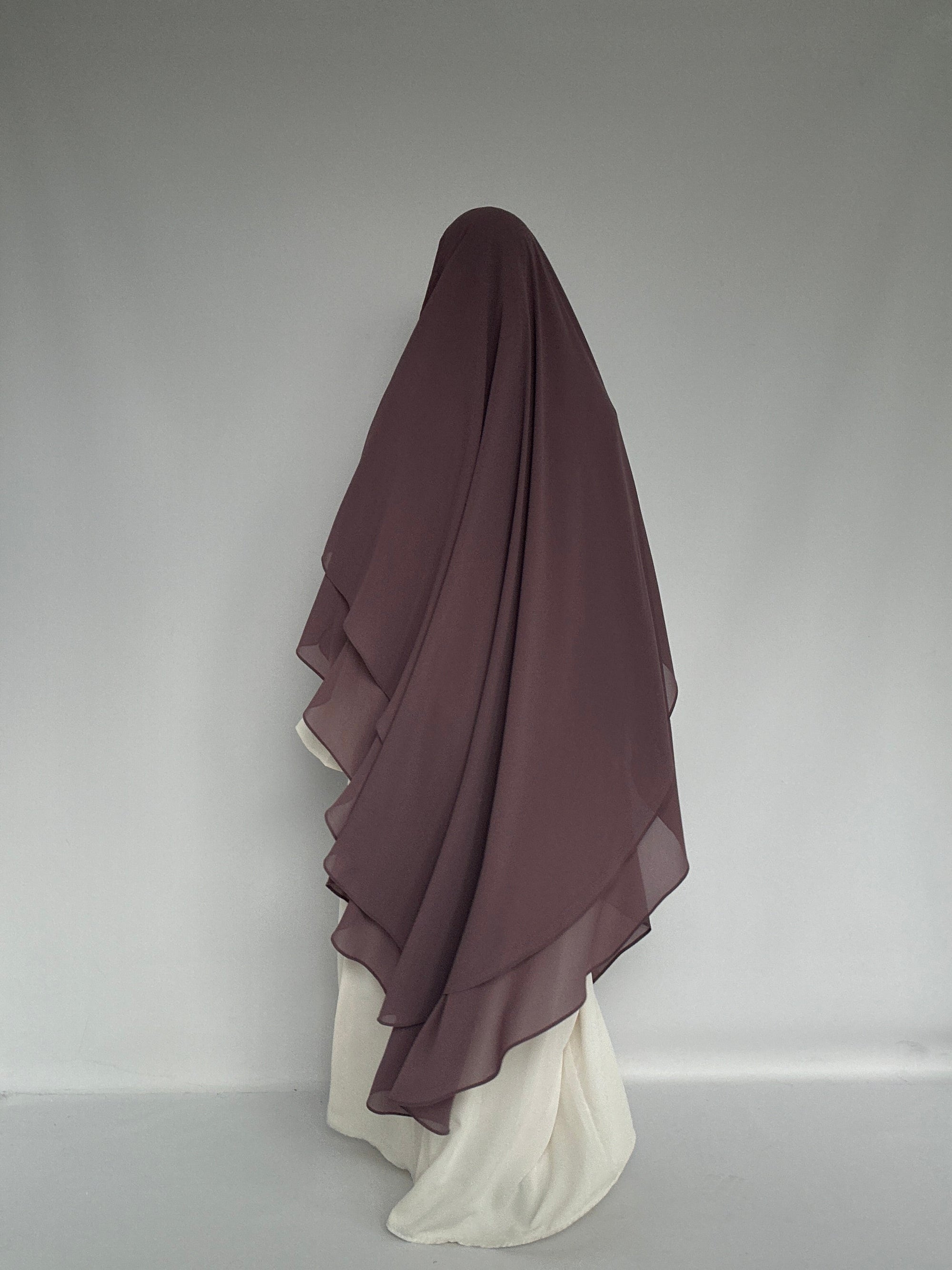 KHIMAR XXL MOUSSELINE NEW VIOLET