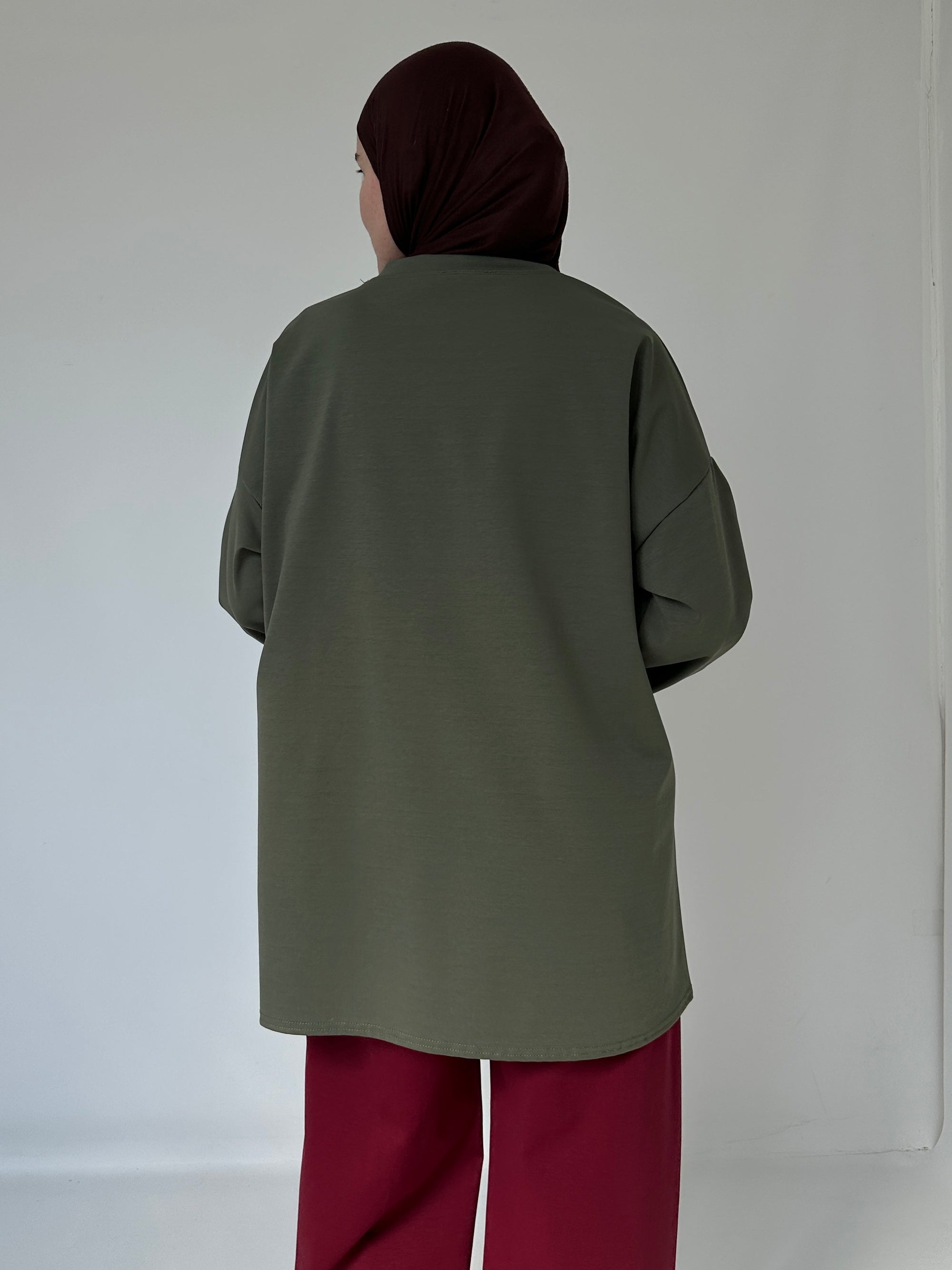 T-SHIRT OVERSIZE KAKI