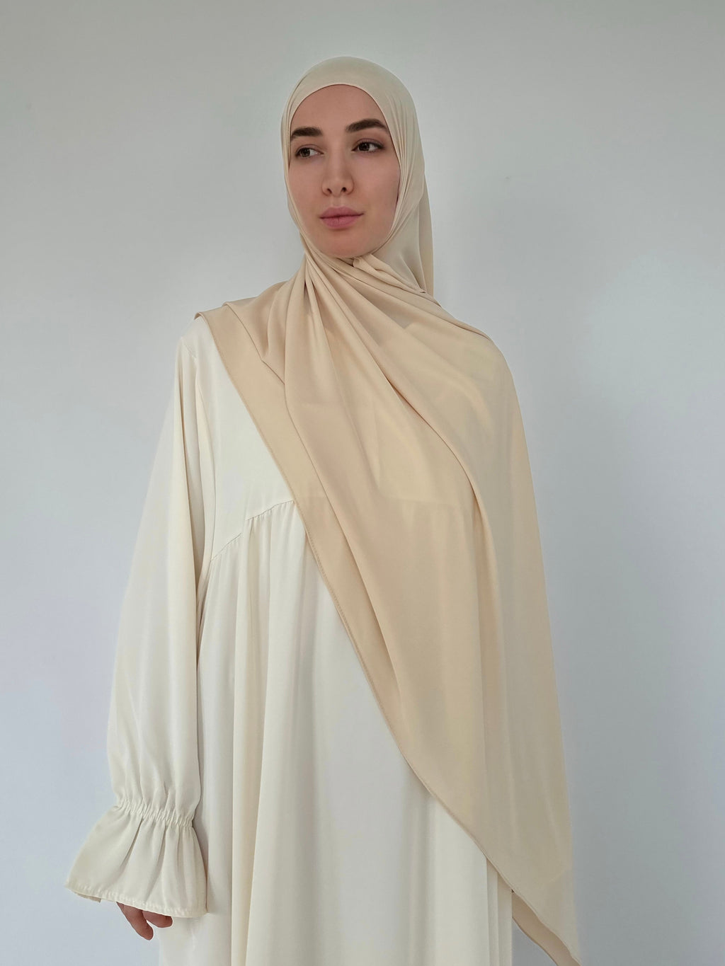 HIJAB JERSEY PLUME