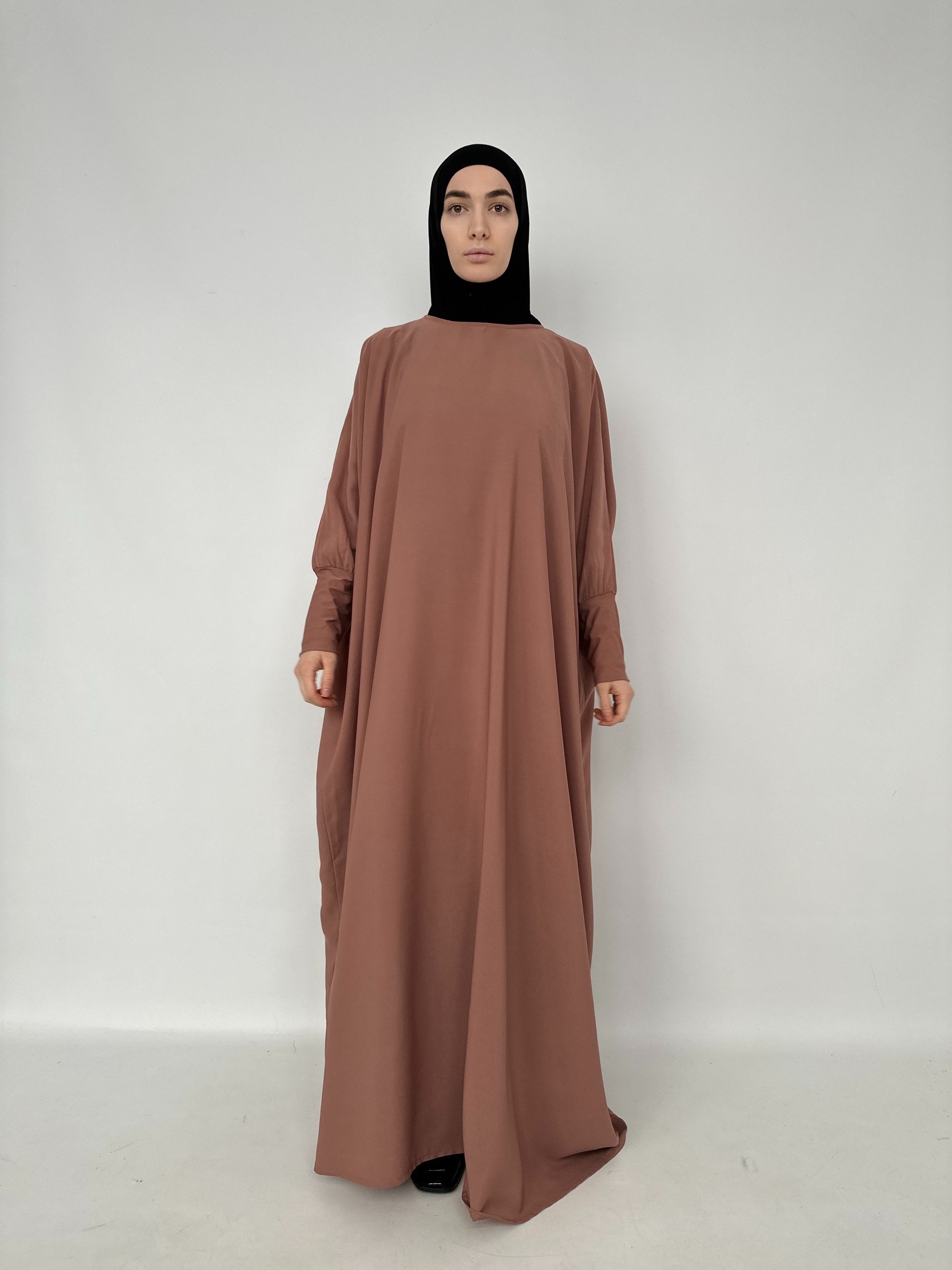 ABAYA SAMAL VIEUX ROSE