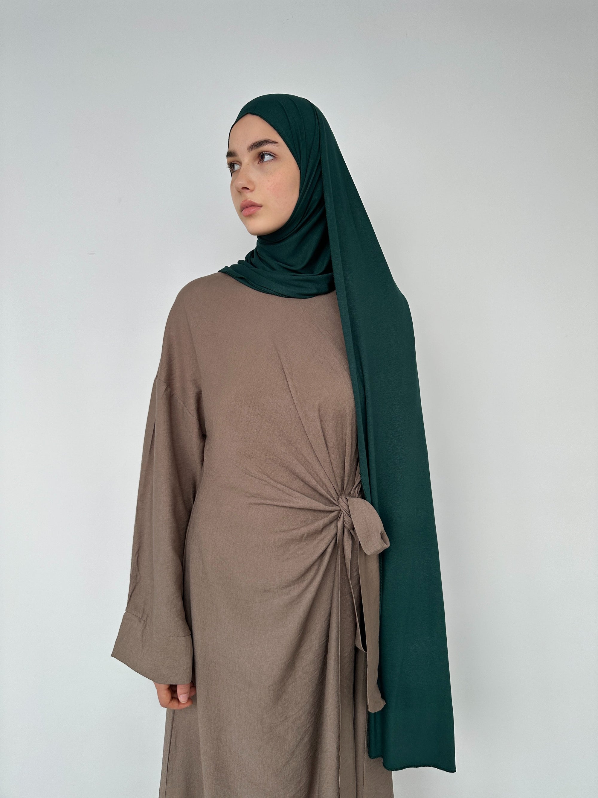 HIJAB JERSEY À ENFILER VERT