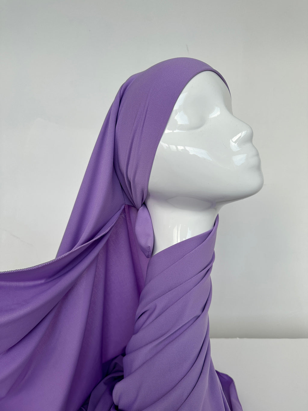 HIJAB JERSEY PREMIUM XL À NOUER LAVANDE