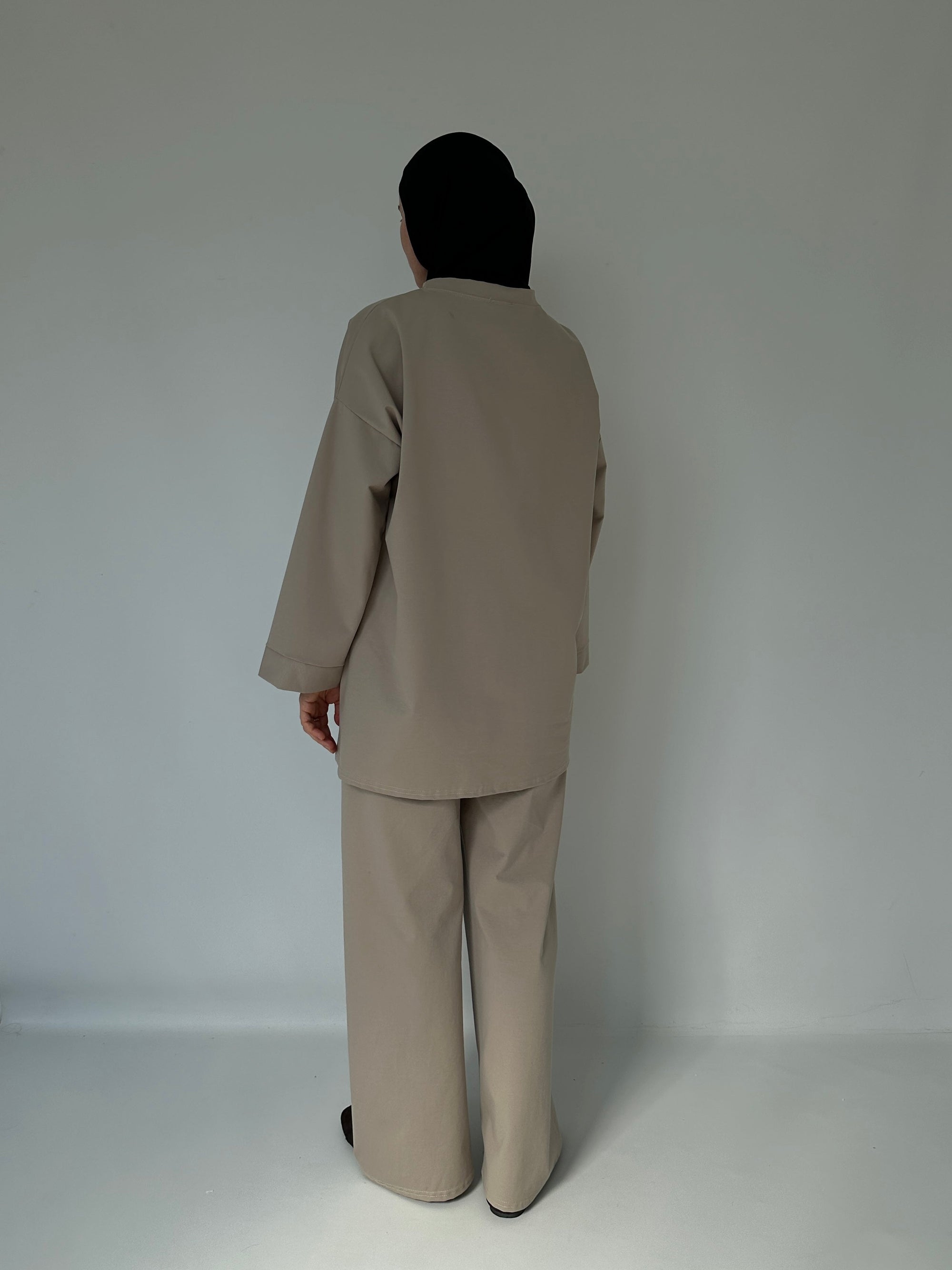 T-SHIRT OVERSIZE GRÉGE