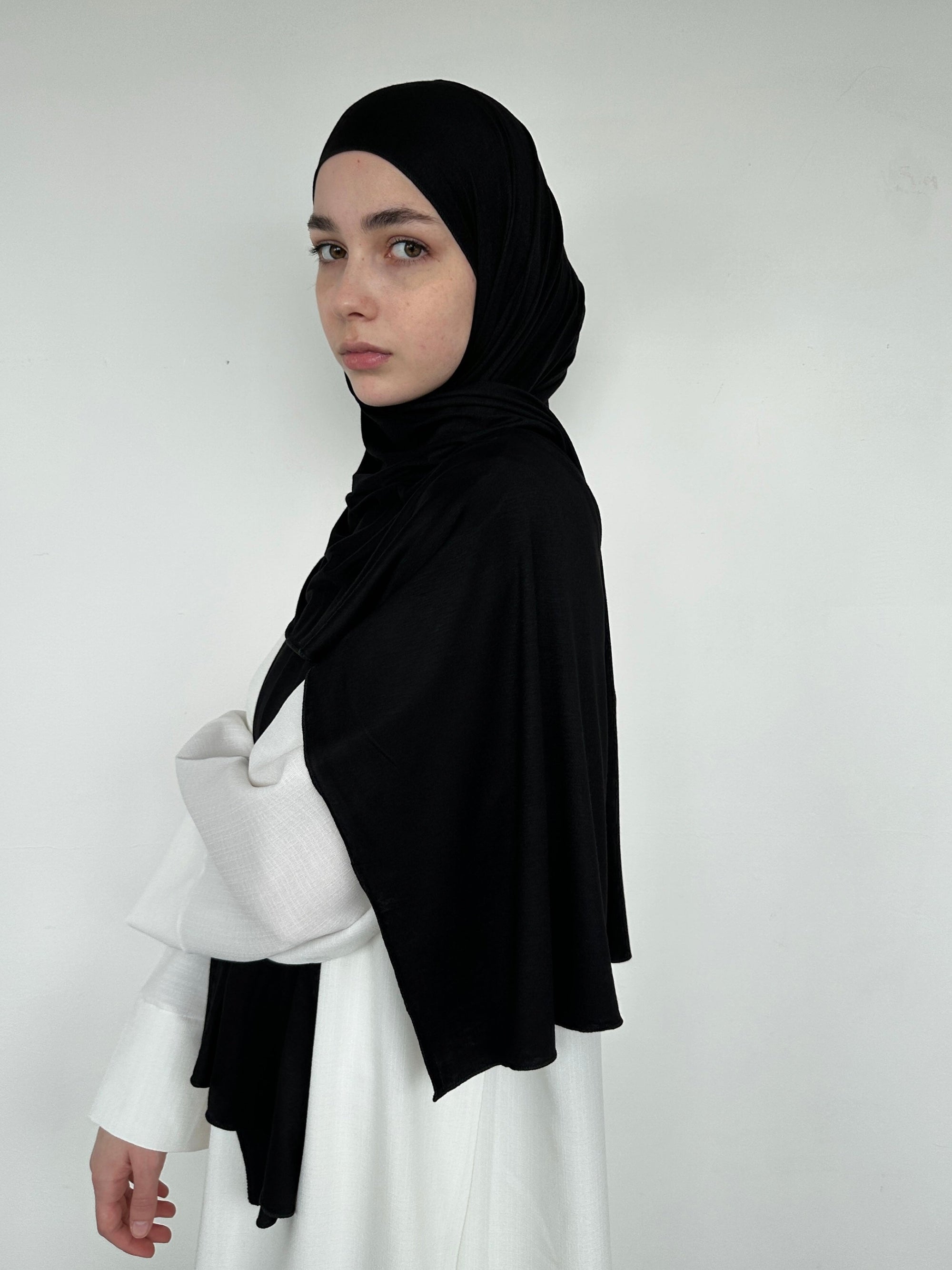 HIJAB JERSEY NOIR