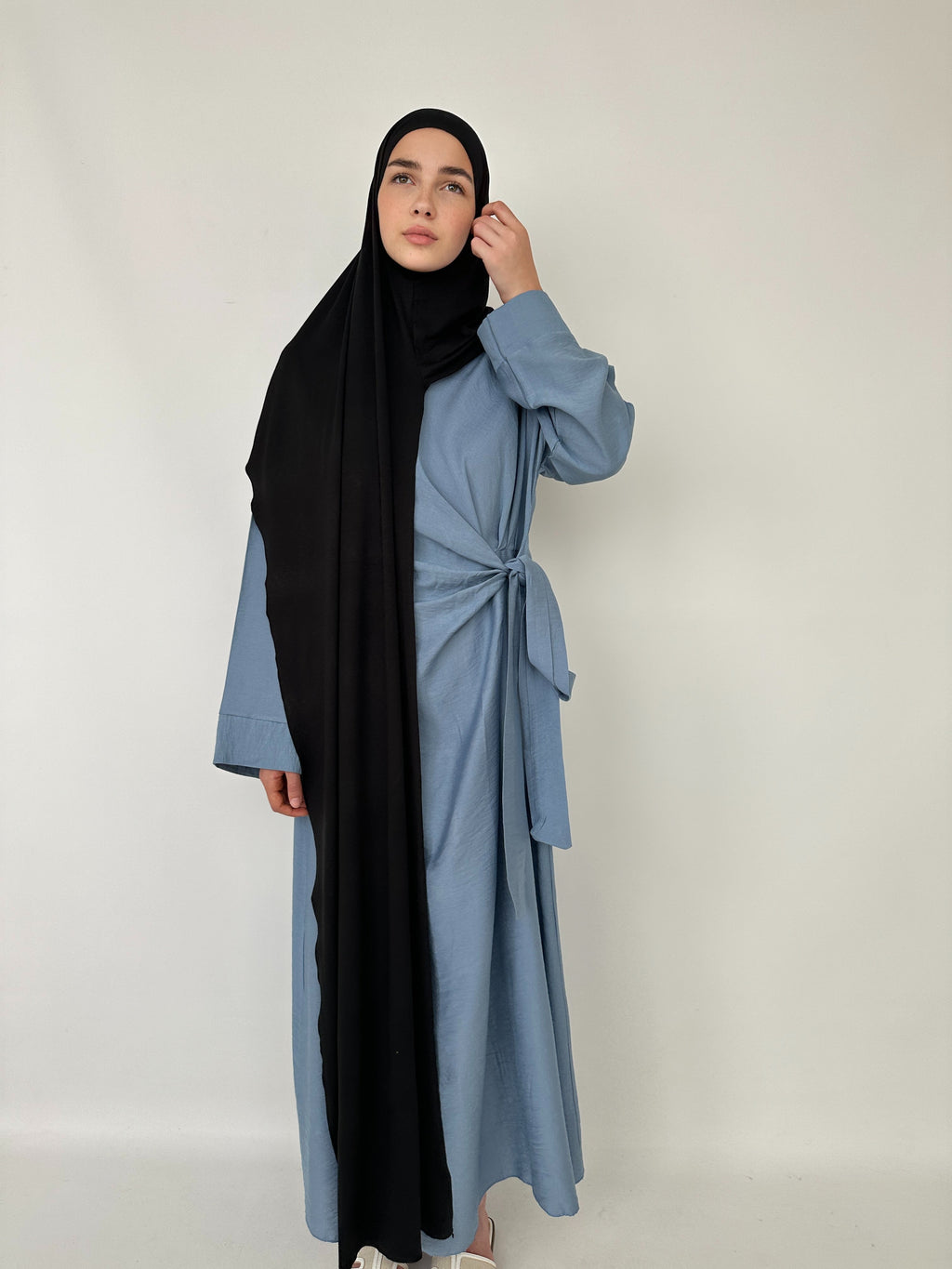HIJAB JERSEY À ENFILER NOIR