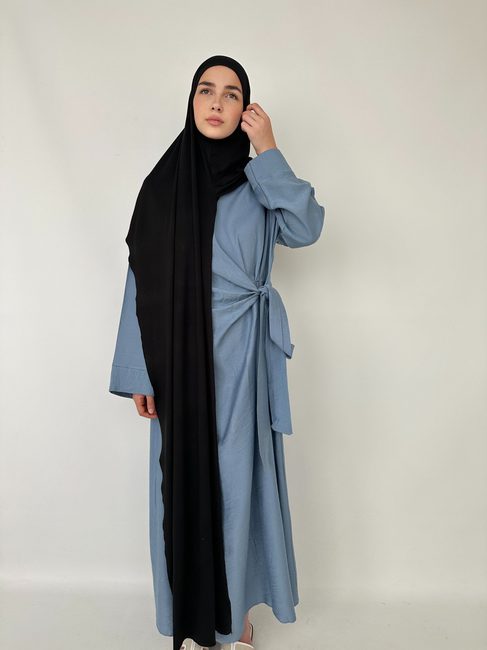 HIJAB JERSEY À ENFILER NOIR