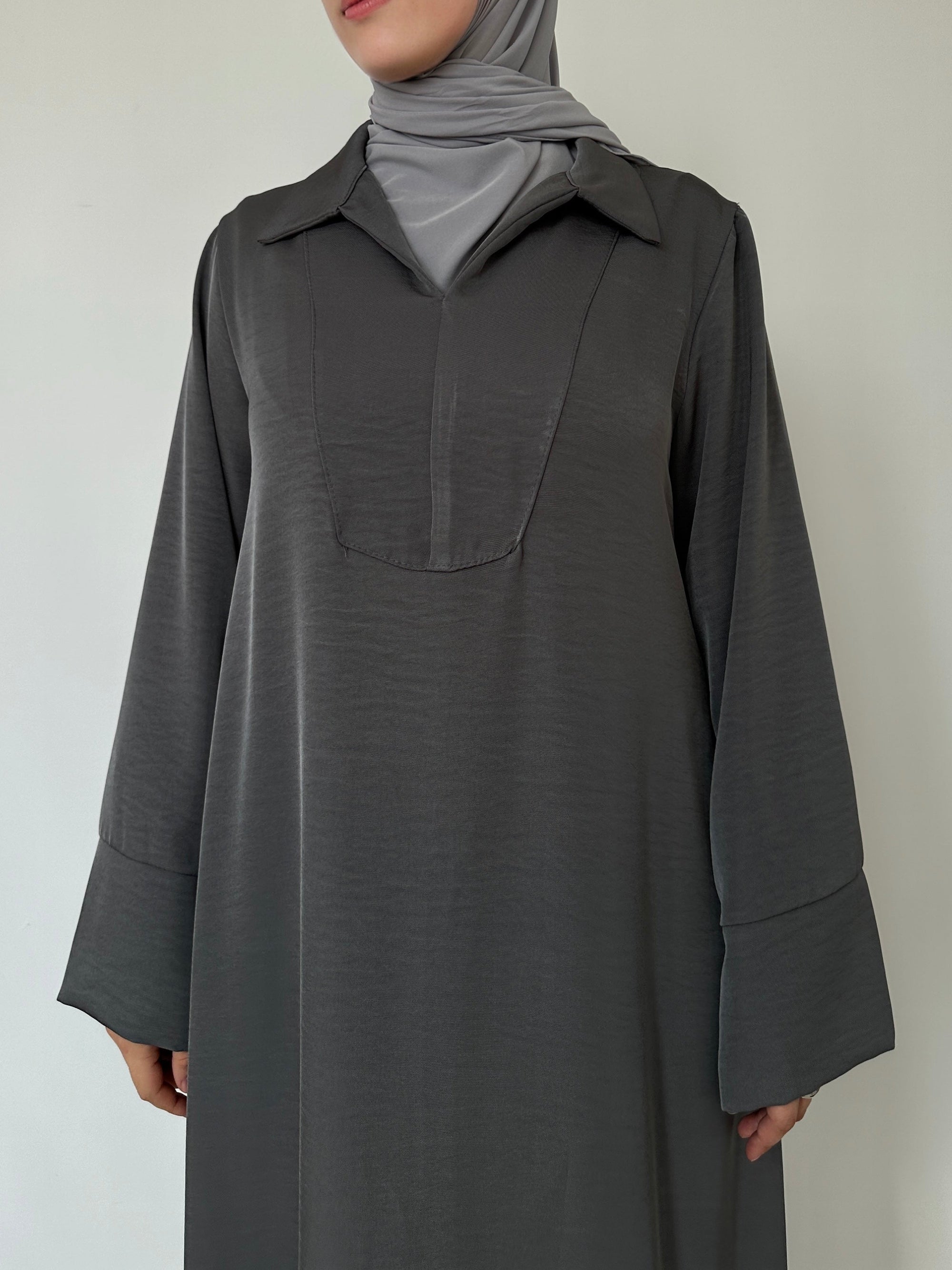 ABAYA AURA GRIS