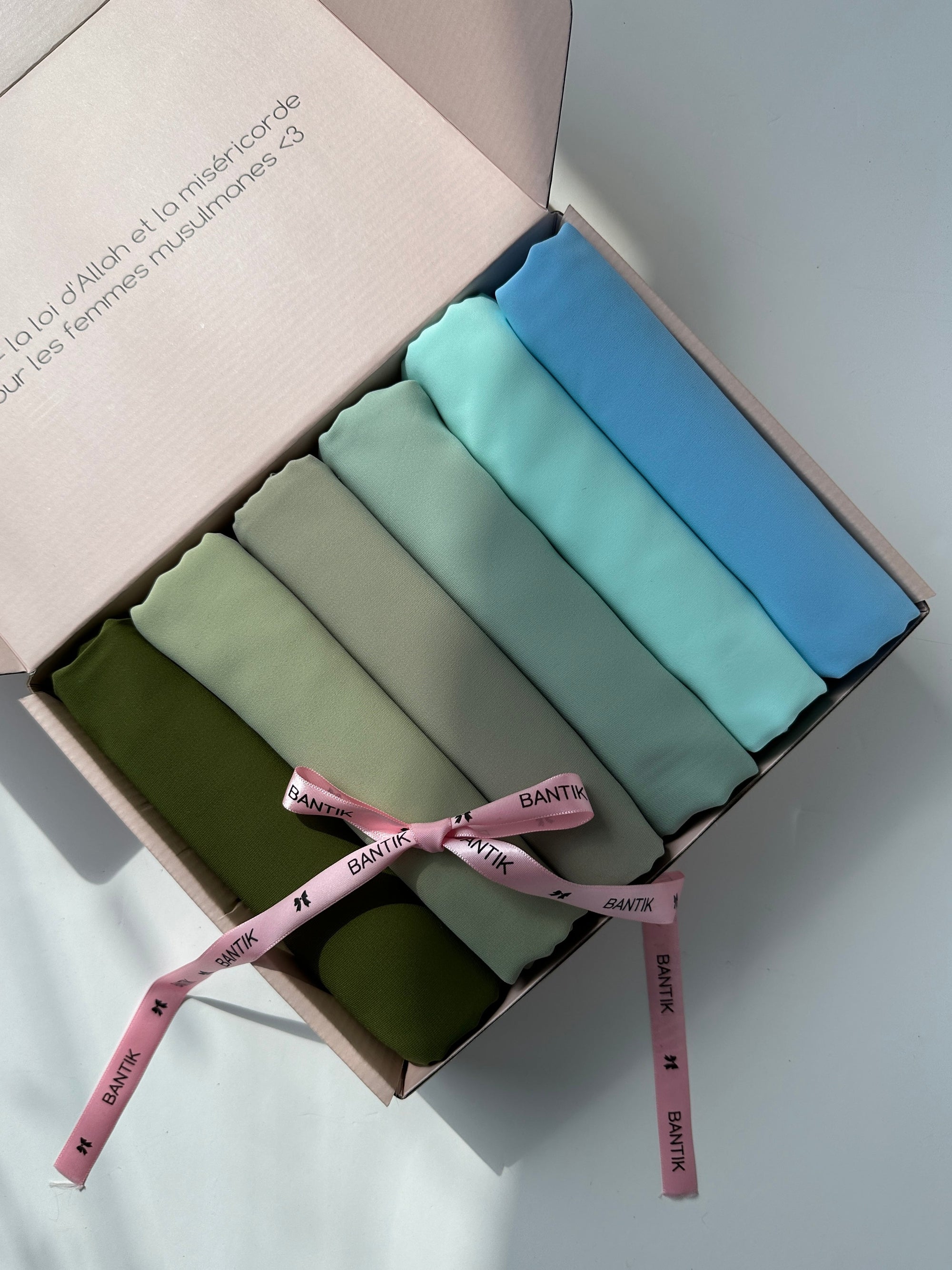 BOX 6 HIJABS SOIE DE MÈDINE