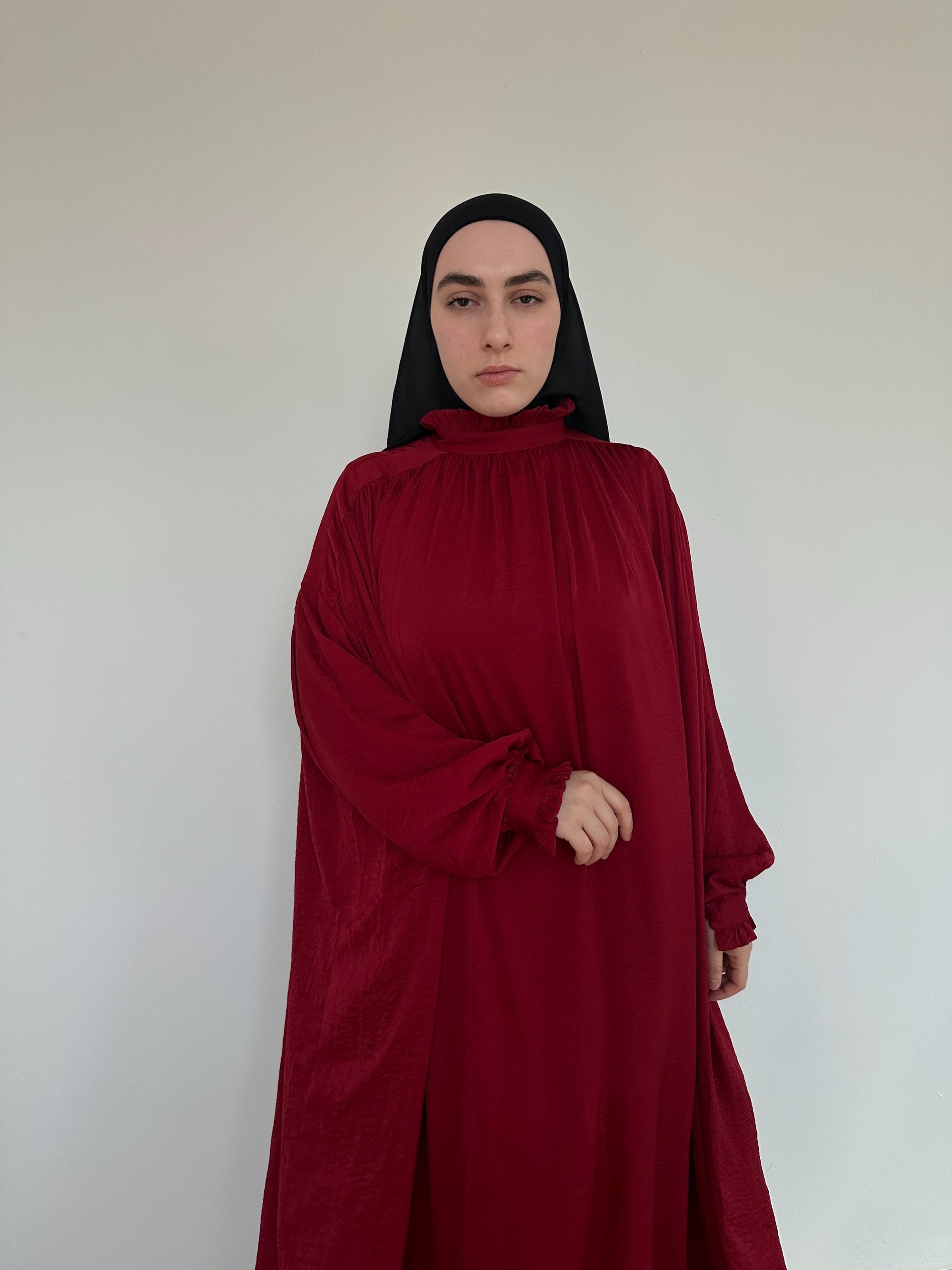 ABAYA SELENE BORDEAUX