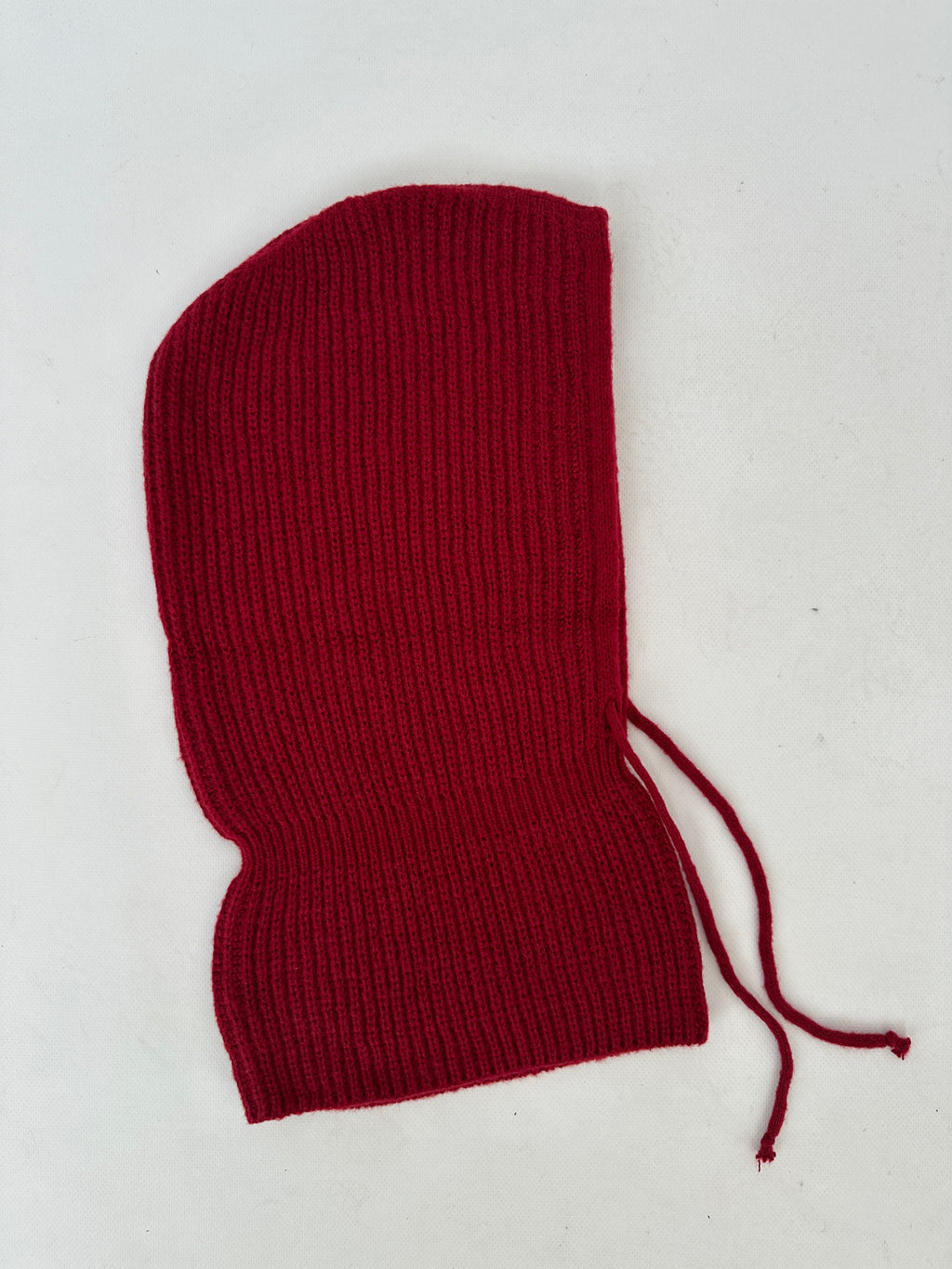 CAGOULE EN MAILLE CÔTELÉ BORDEAUX