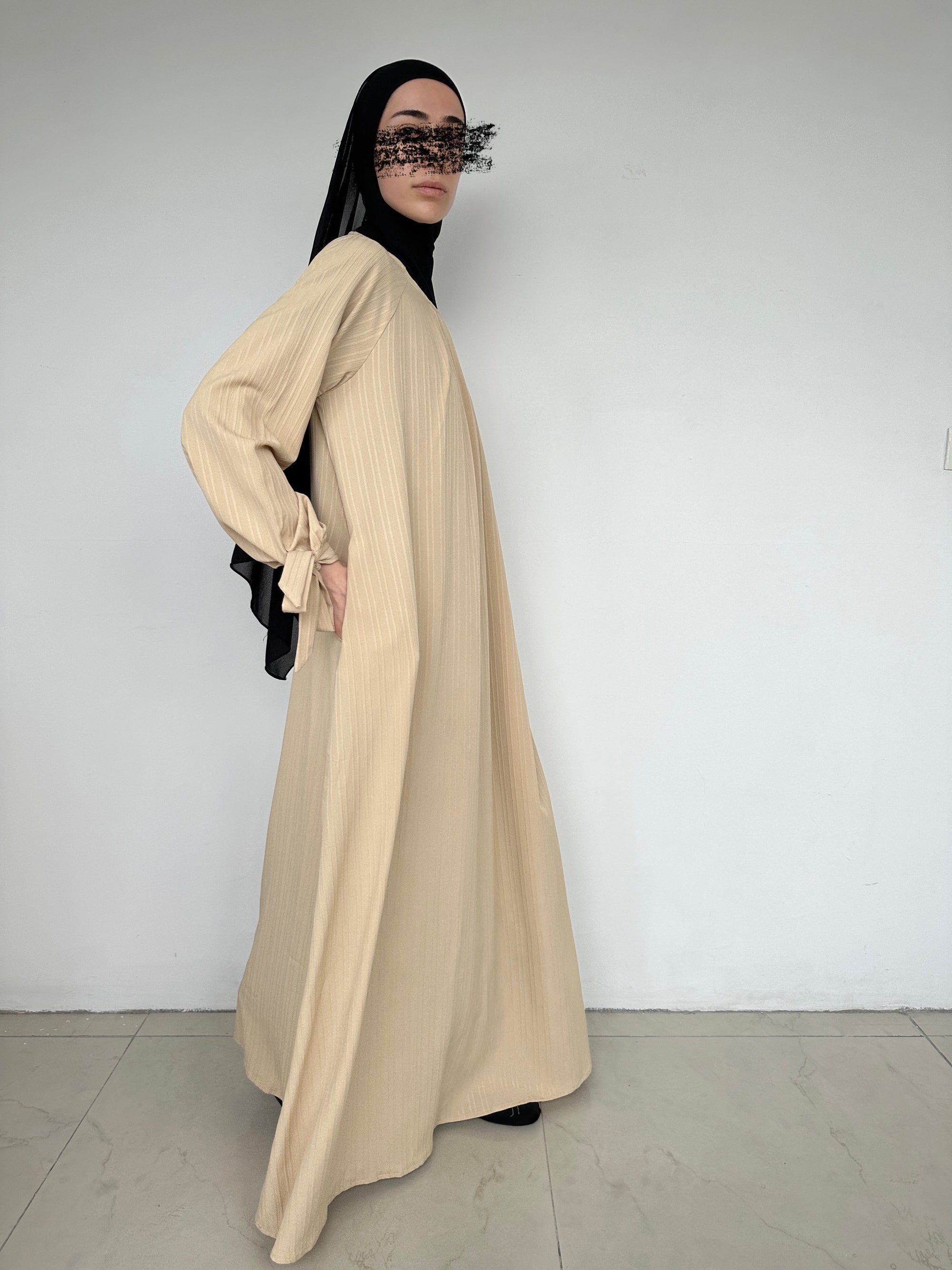ROBE LONGUE ESSMA BEIGE