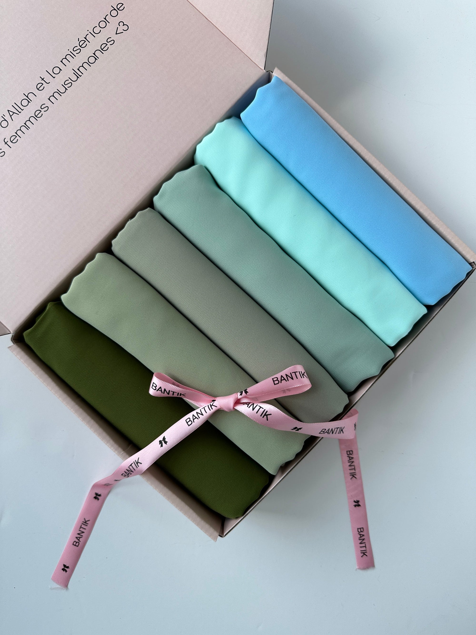 BOX 6 HIJABS SOIE DE MÈDINE