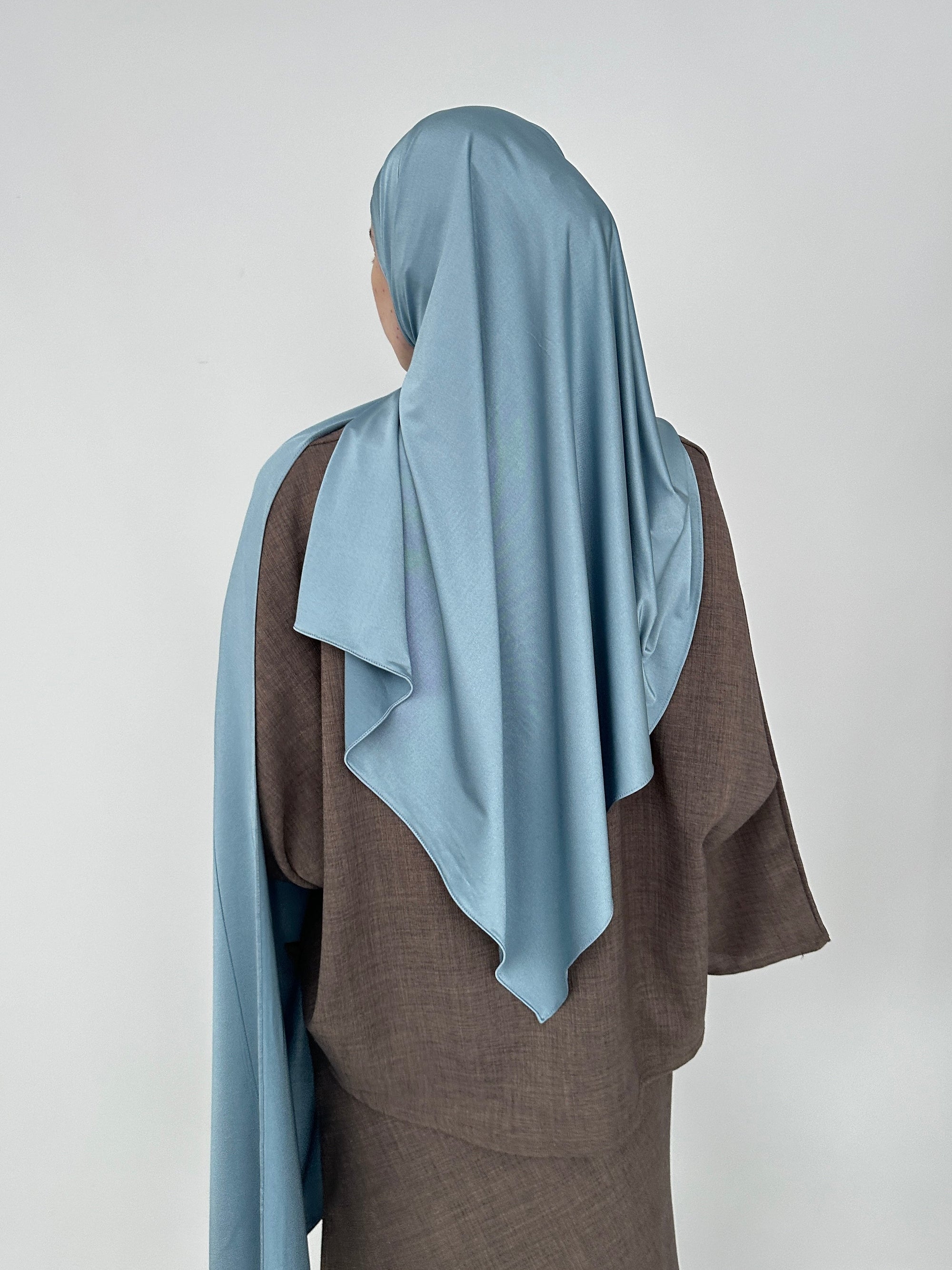 BOX DE 4 HIJABS JERSEY SATINE