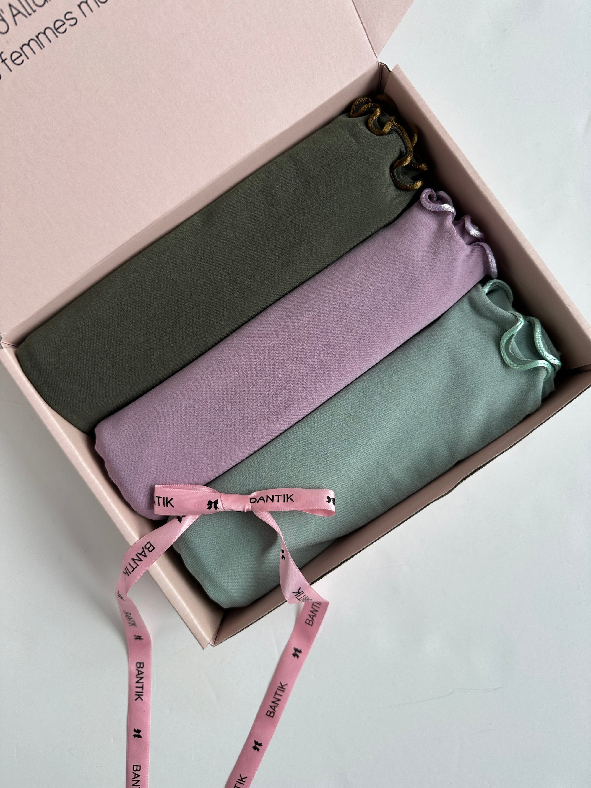 BOX 3 HIJABS JERSEY FRISÉE LUX