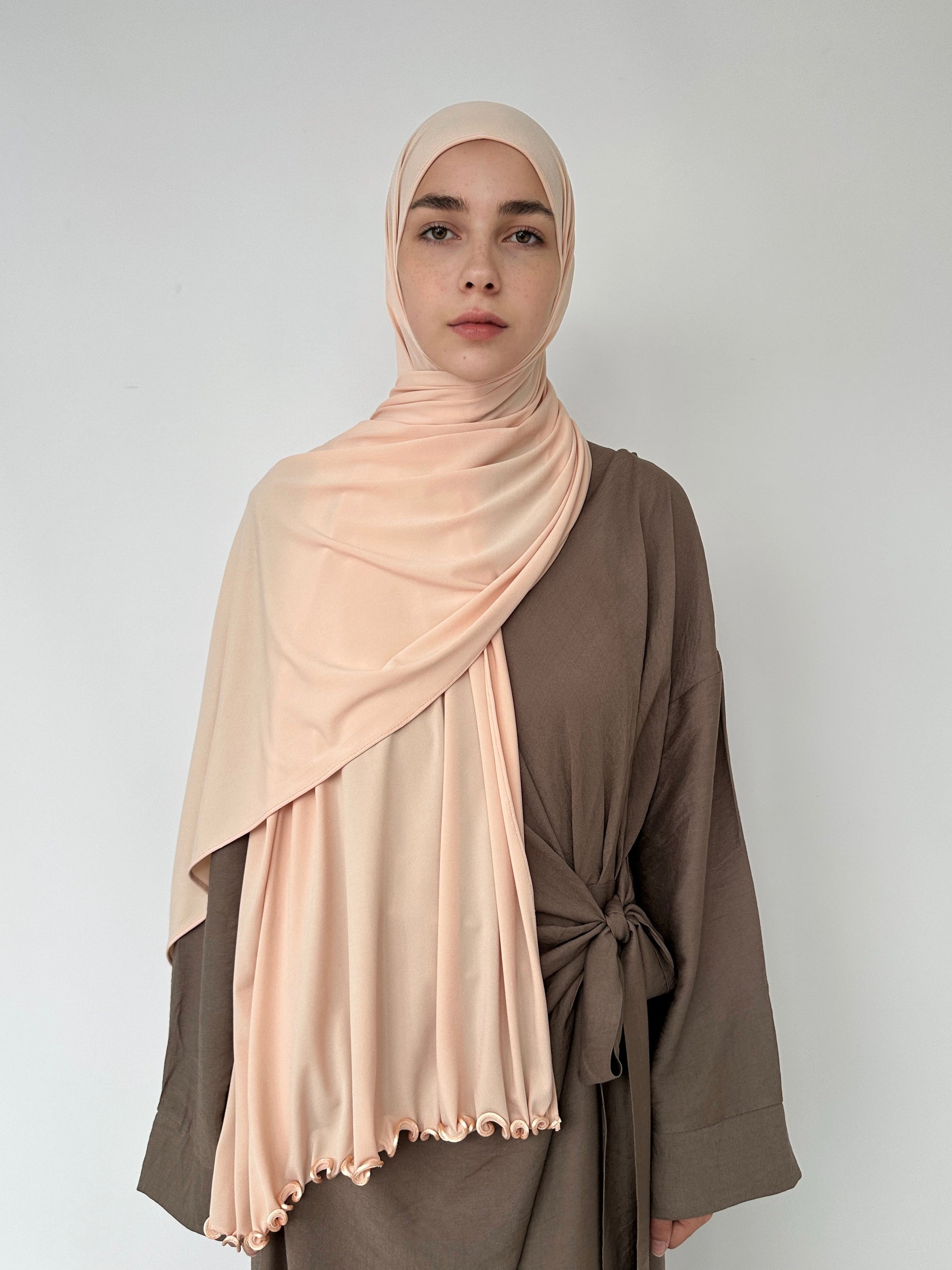 HIJAB JERSEY LUXE FRISÉE BISQUE